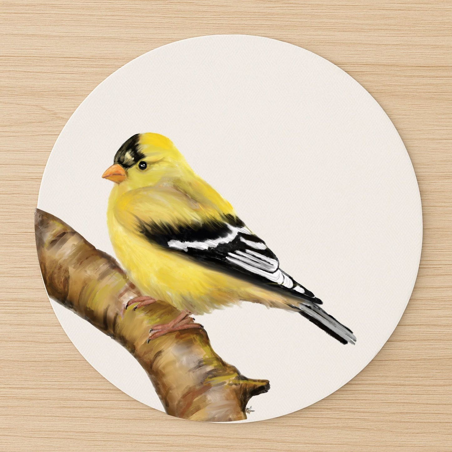 American Goldfinch Mousepad - MerikaArt