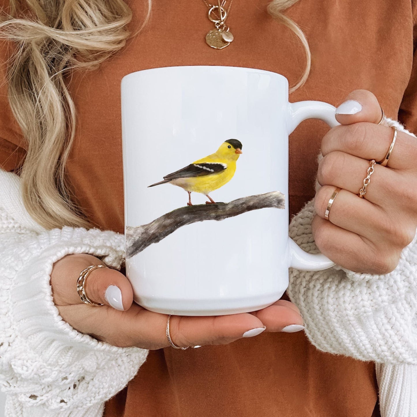 American Goldfinch Mug - MerikaArt