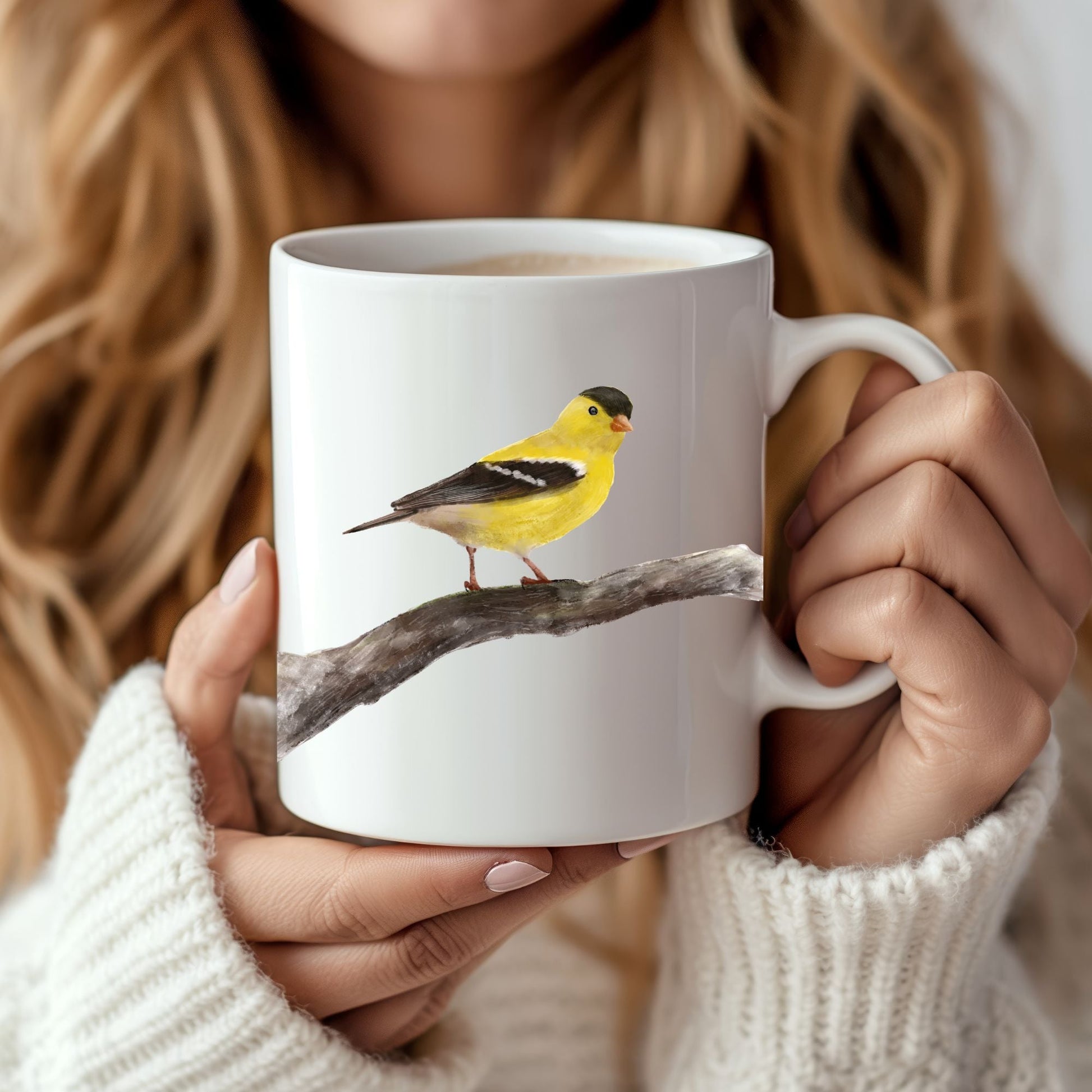 American Goldfinch Mug - MerikaArt
