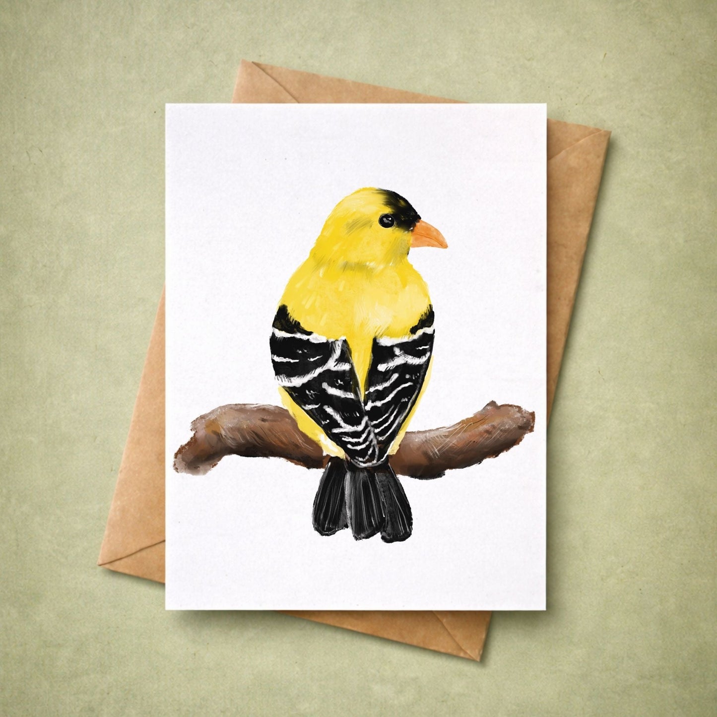 American Goldfinch Postcard - MerikaArt