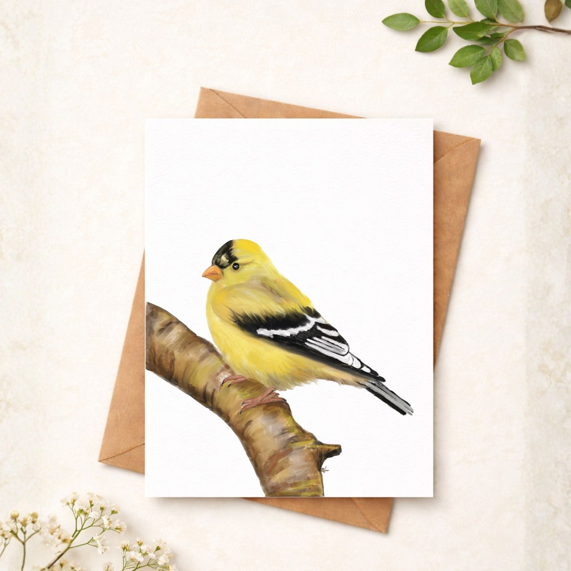 American Goldfinch Postcard - MerikaArt