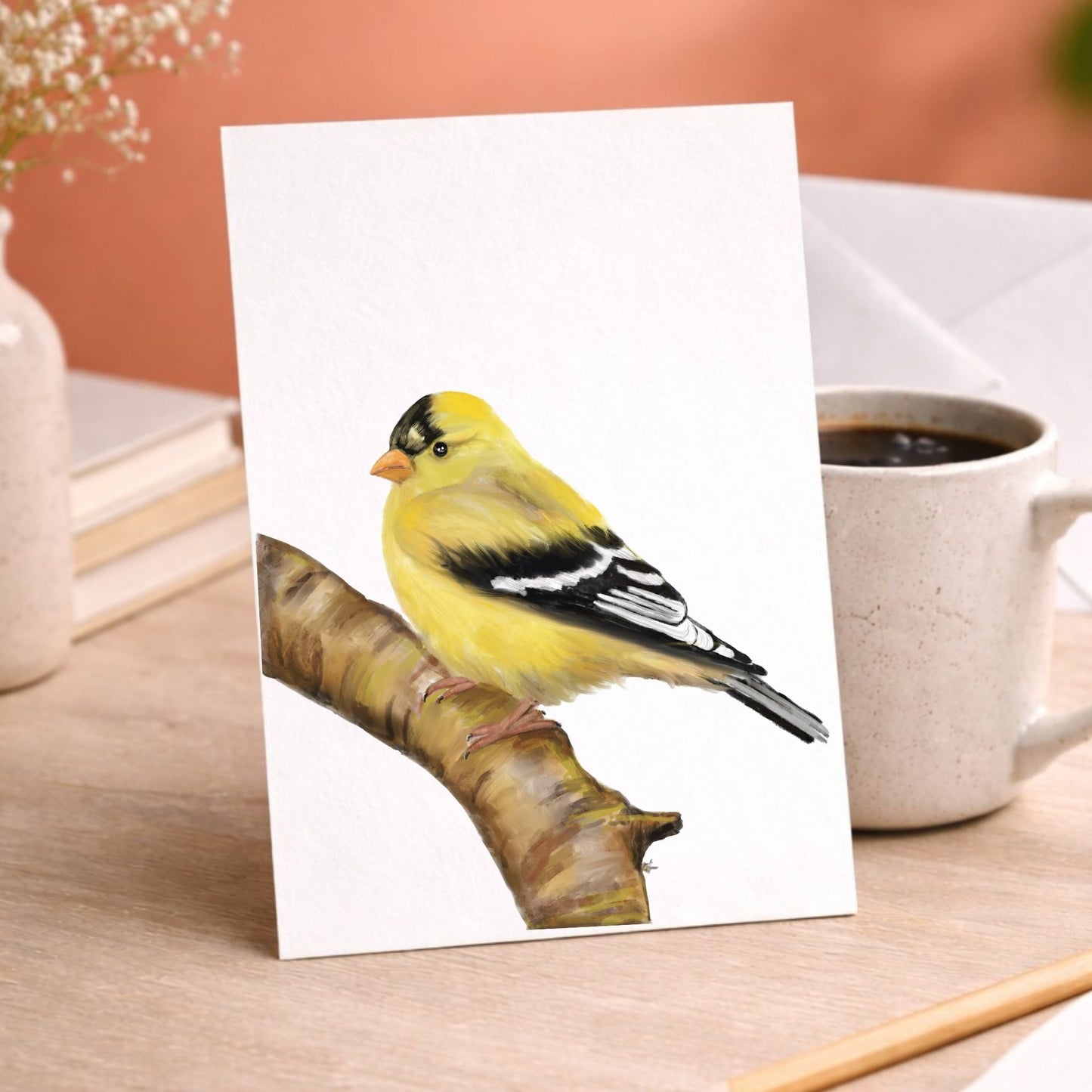 American Goldfinch Postcard - MerikaArt