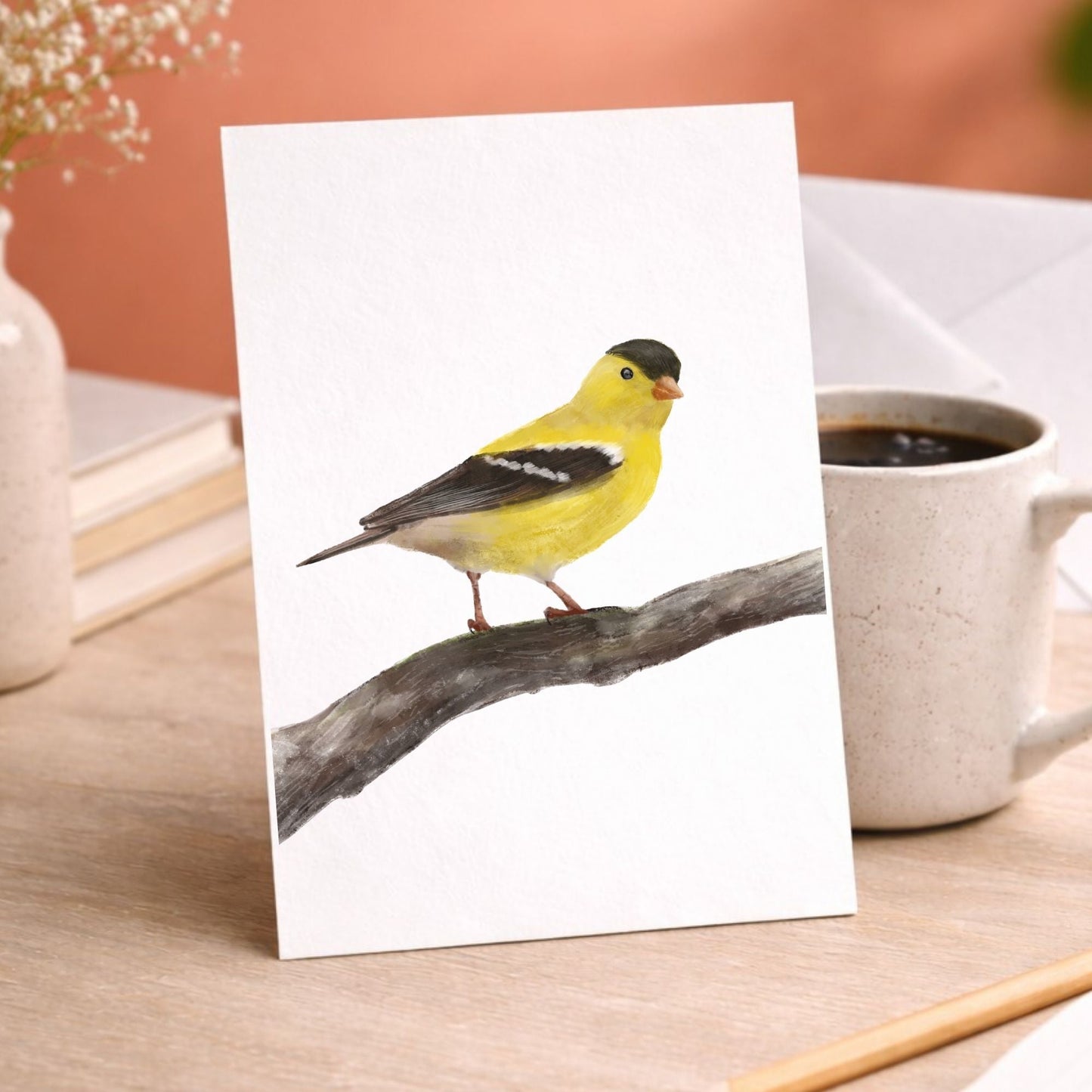 American Goldfinch Postcard - MerikaArt
