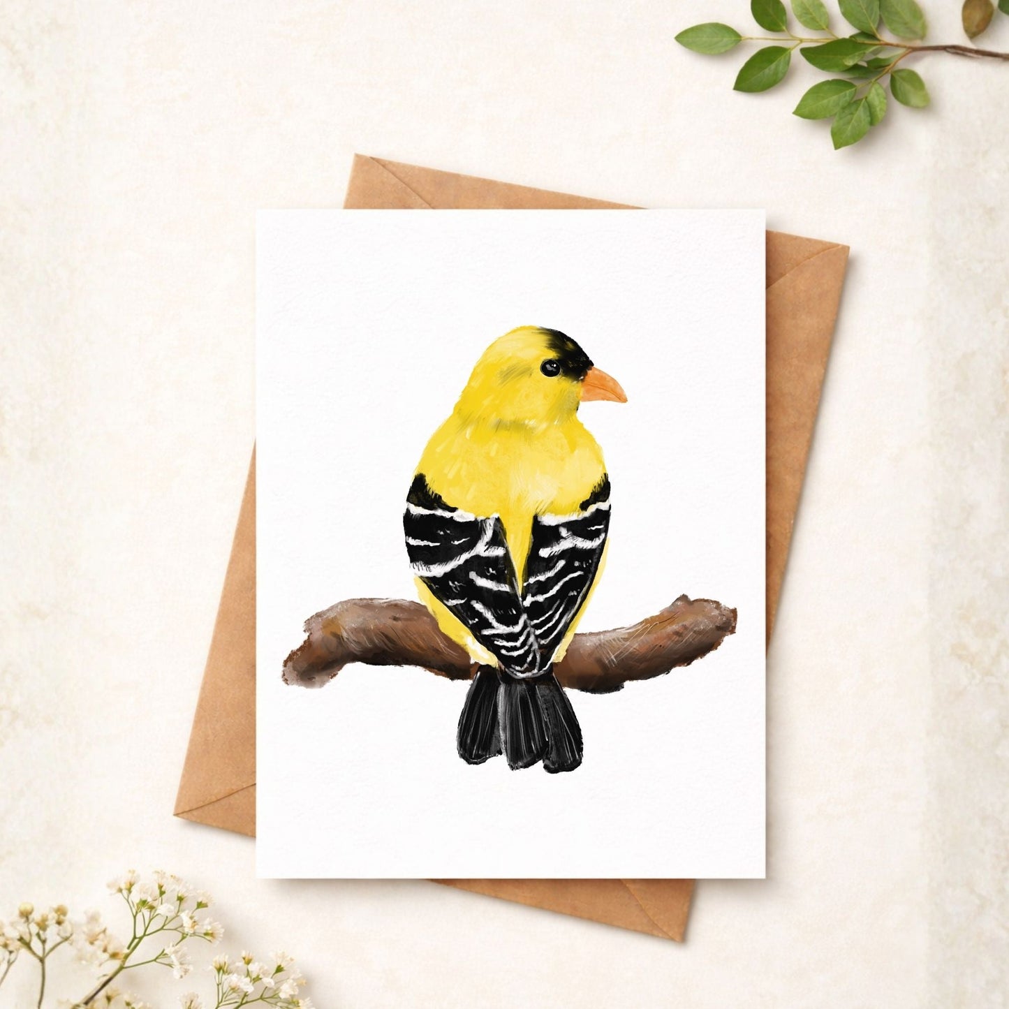 American Goldfinch Postcard - MerikaArt
