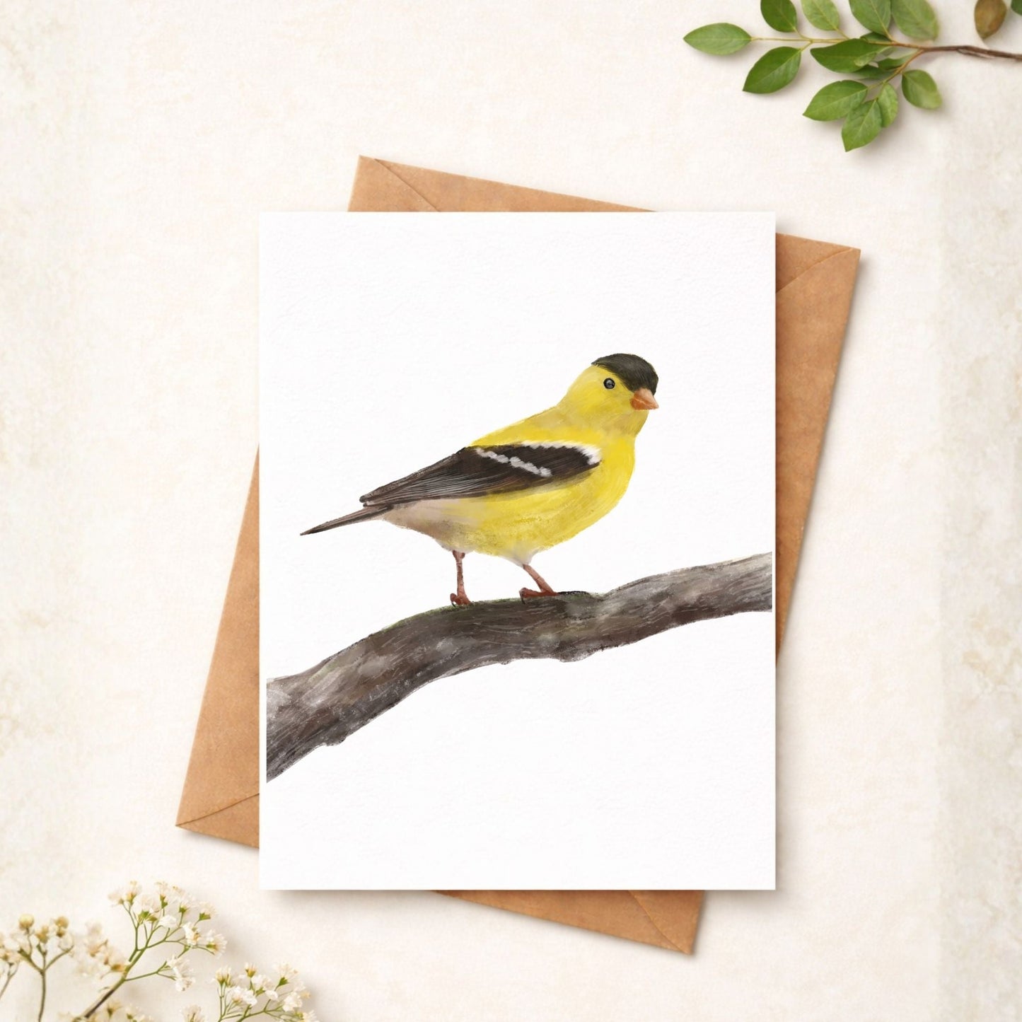 American Goldfinch Postcard - MerikaArt