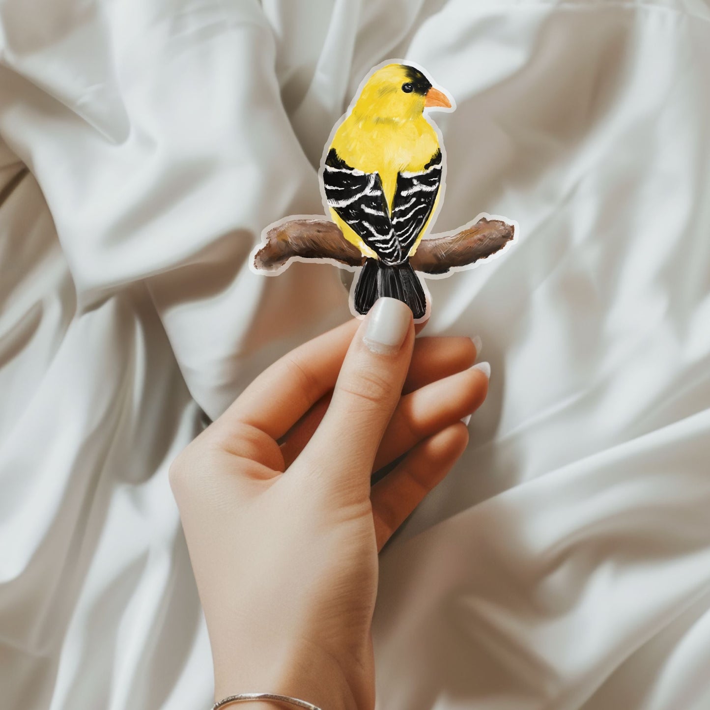 American Goldfinch Sticker - MerikaArt