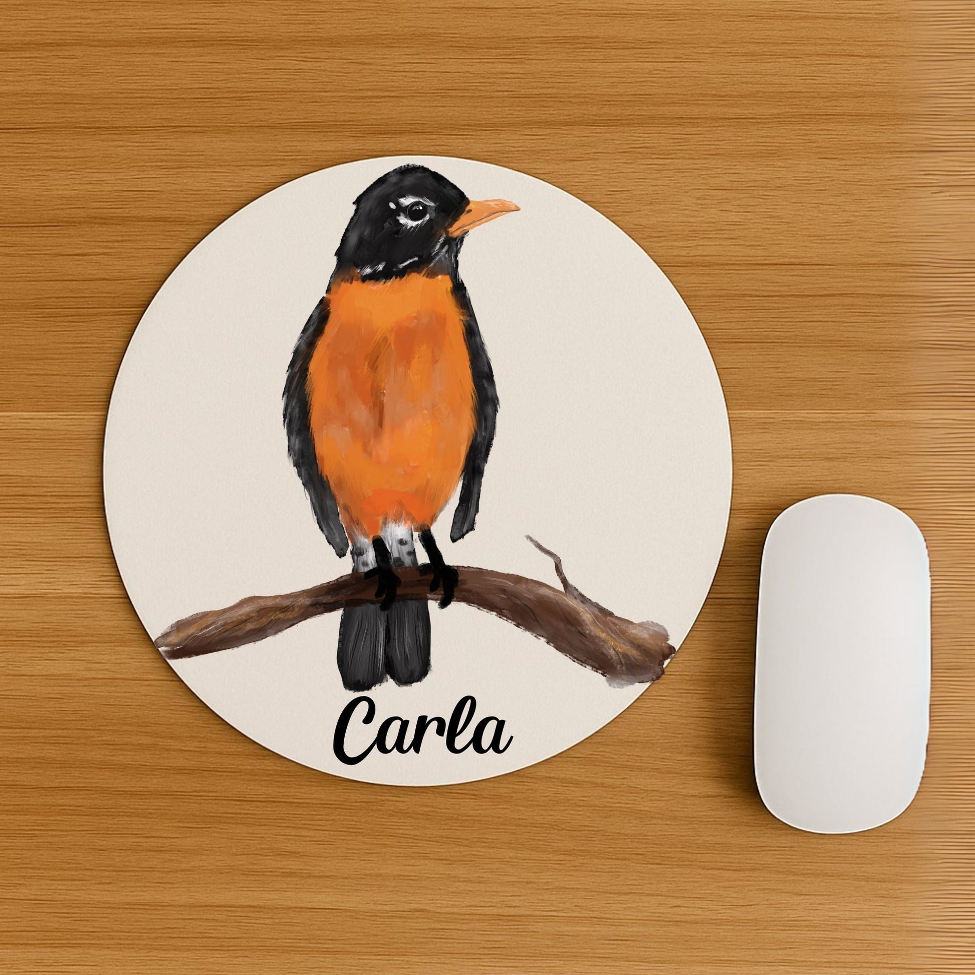 American Robin Mousepad - MerikaArt