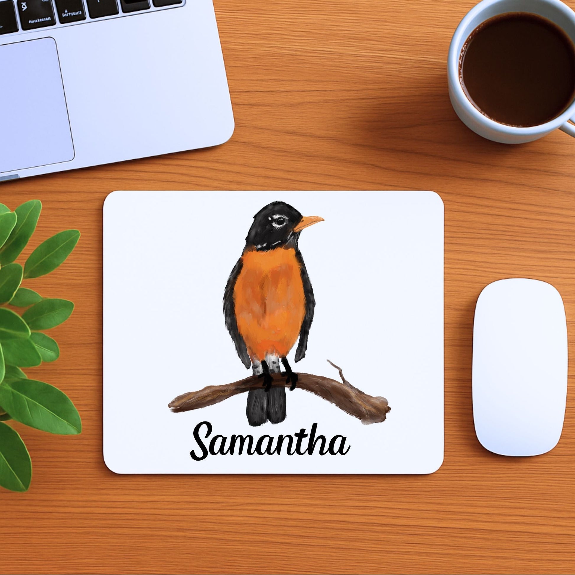 American Robin Mousepad - MerikaArt