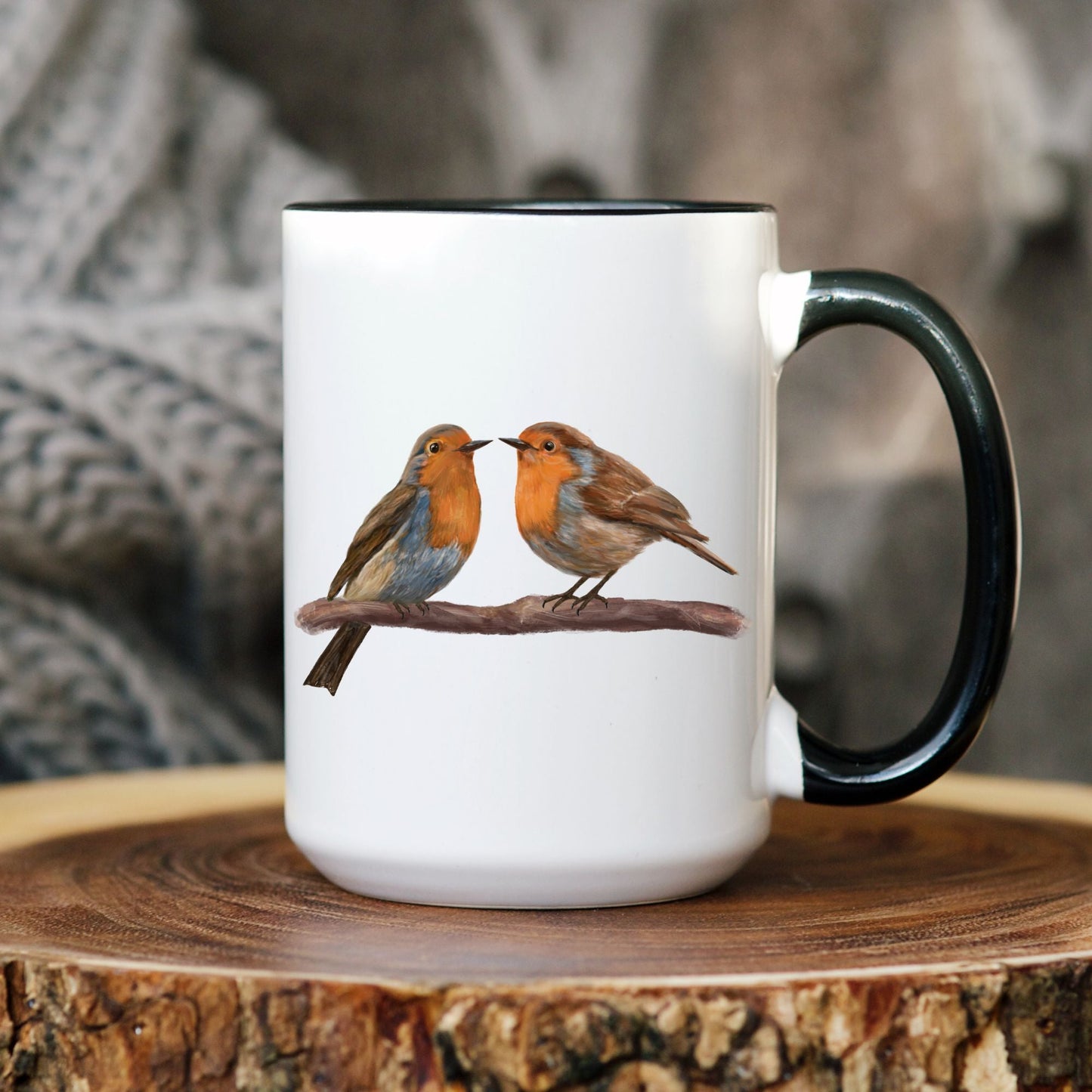 American Robin Pair Mug - MerikaArt