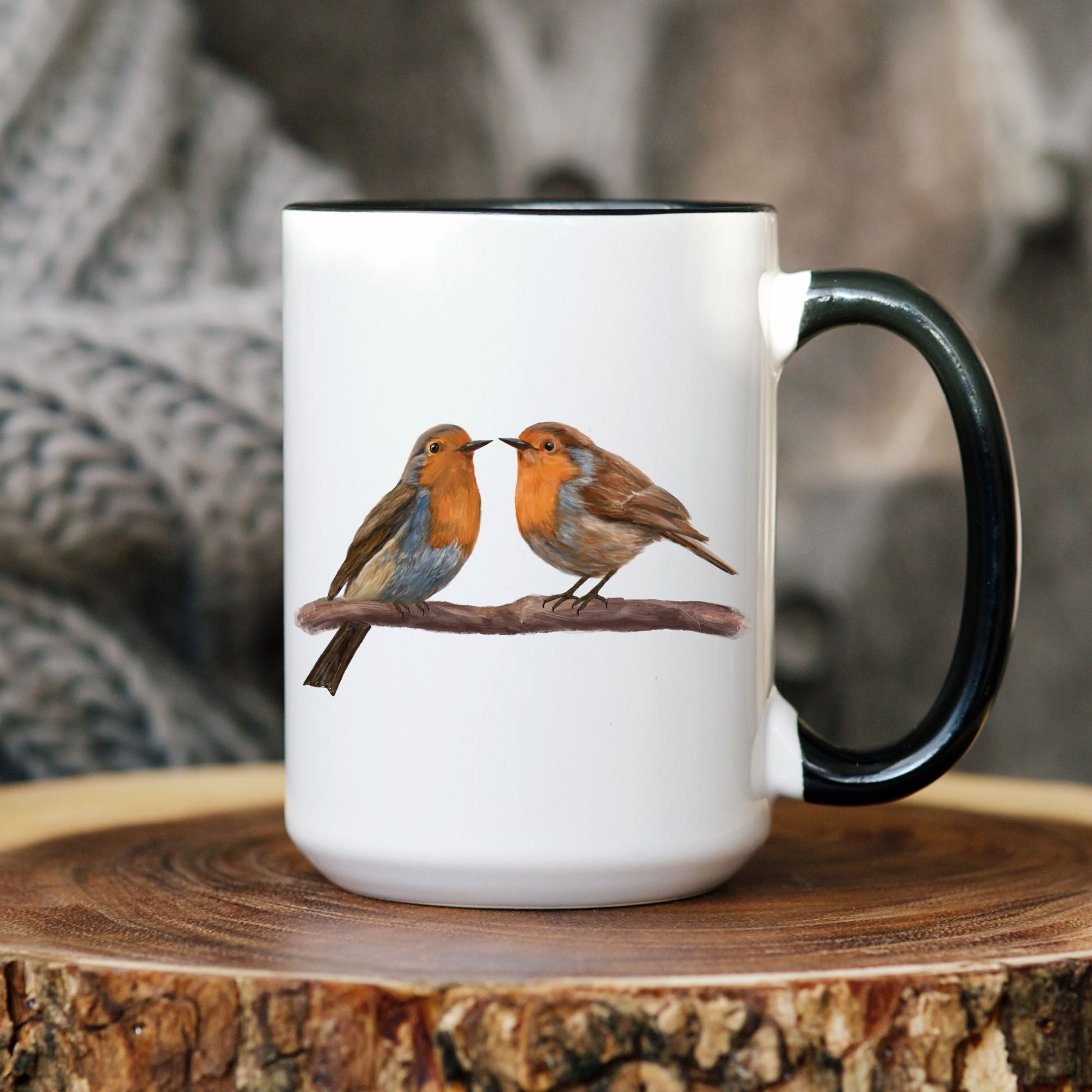 American Robin Pair Mug - MerikaArt