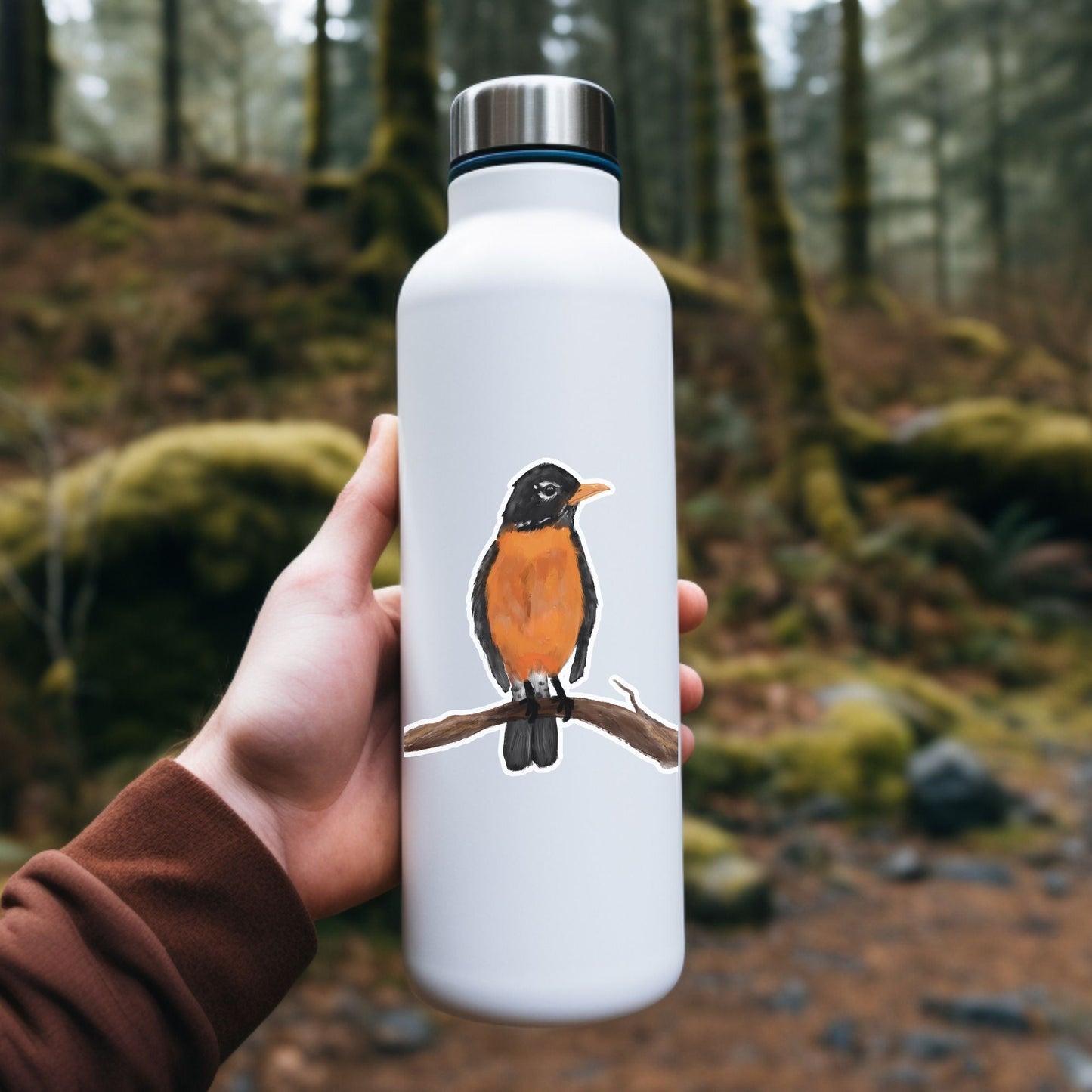 American Robin Sticker - MerikaArt