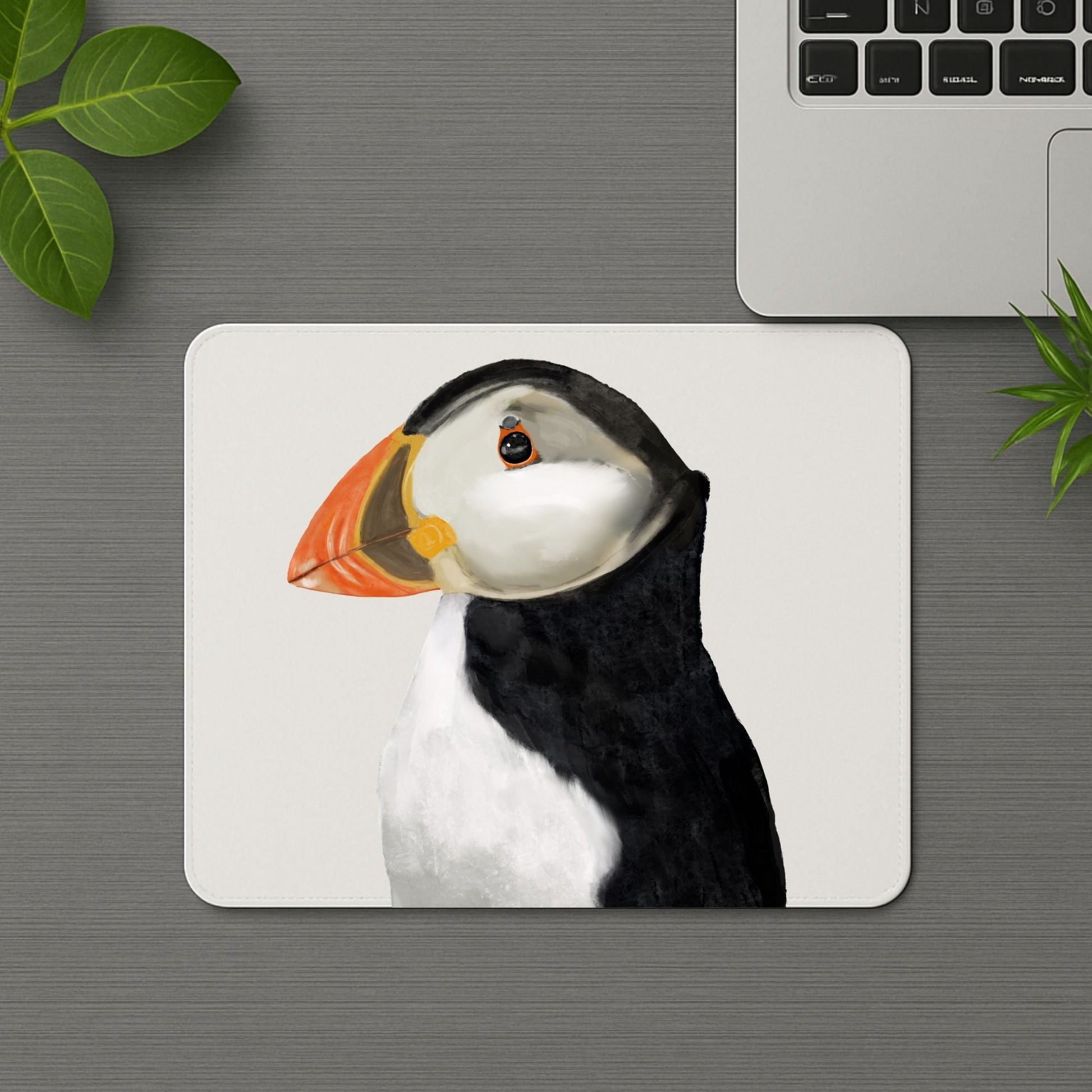 Atlantic Puffin Mousepad - MerikaArt