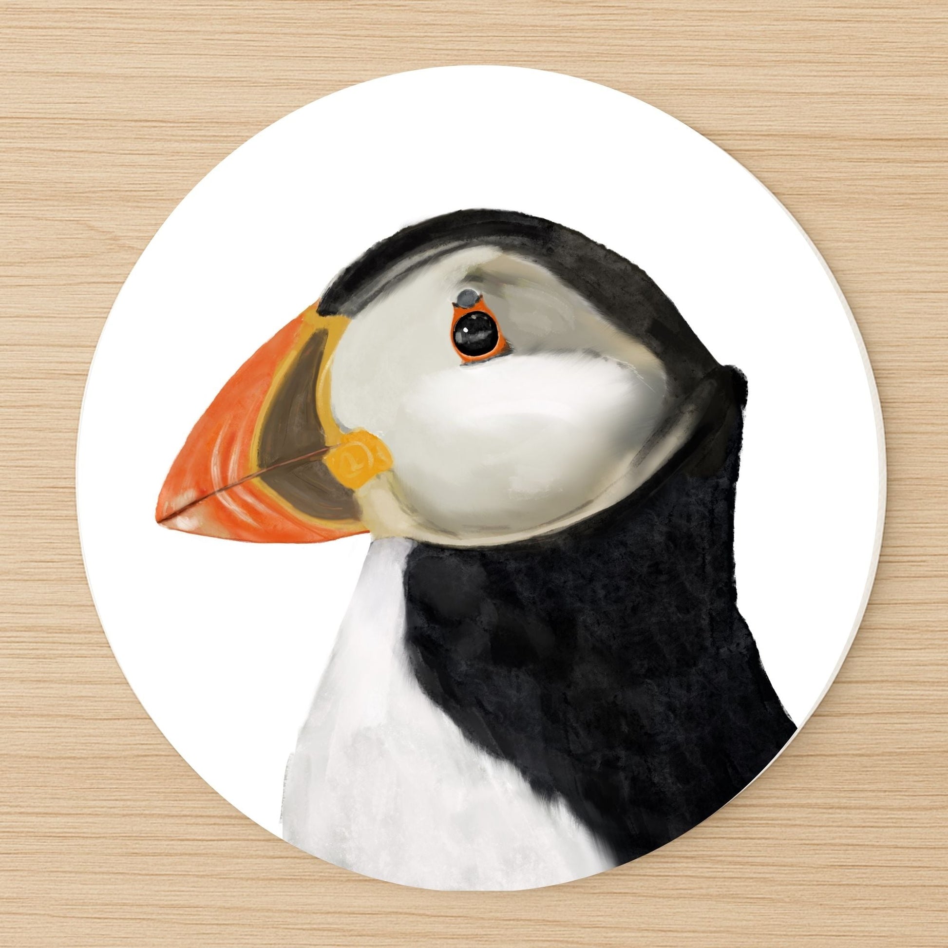 Atlantic Puffin Mousepad - MerikaArt