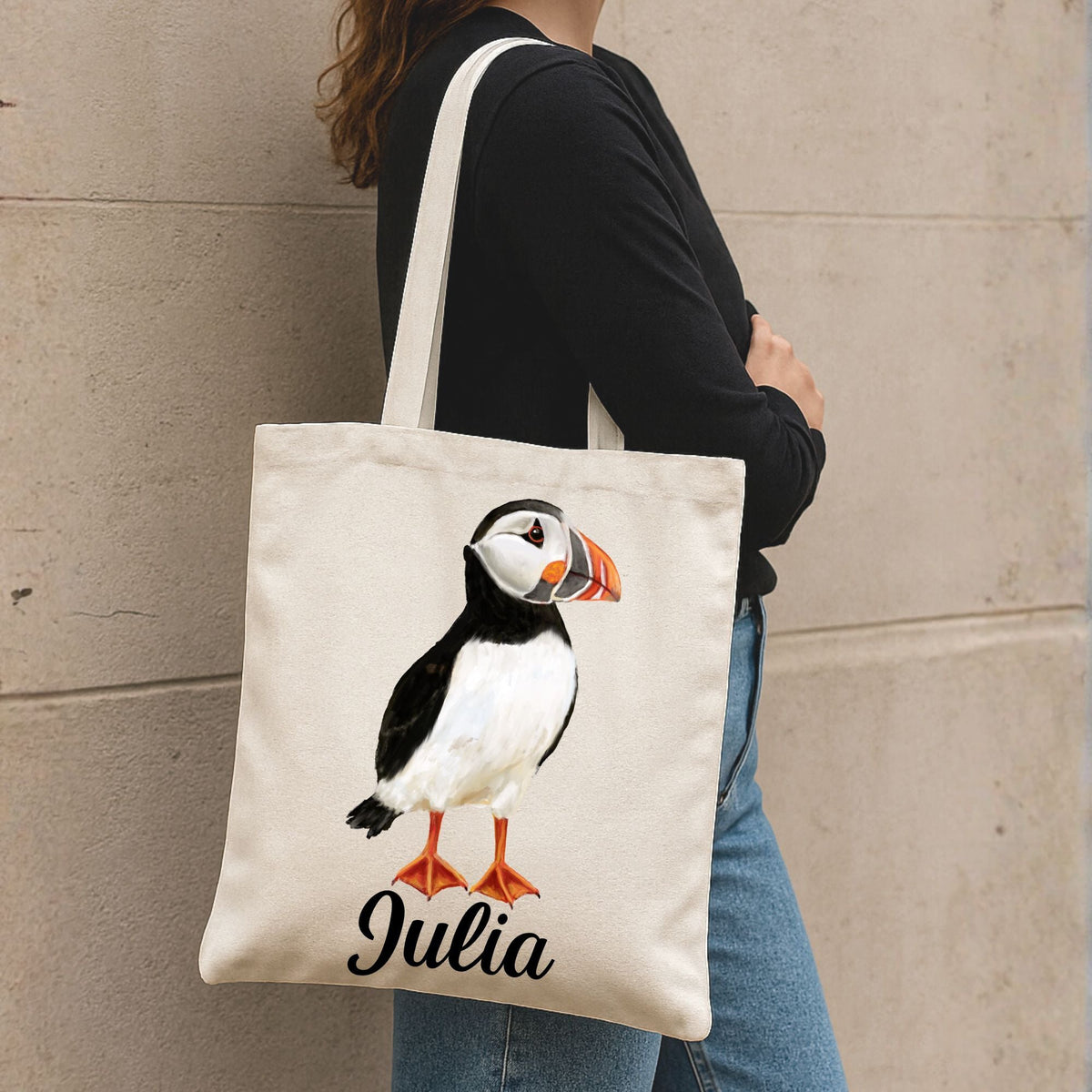 Atlantic Puffin Tote Bag - MerikaArt