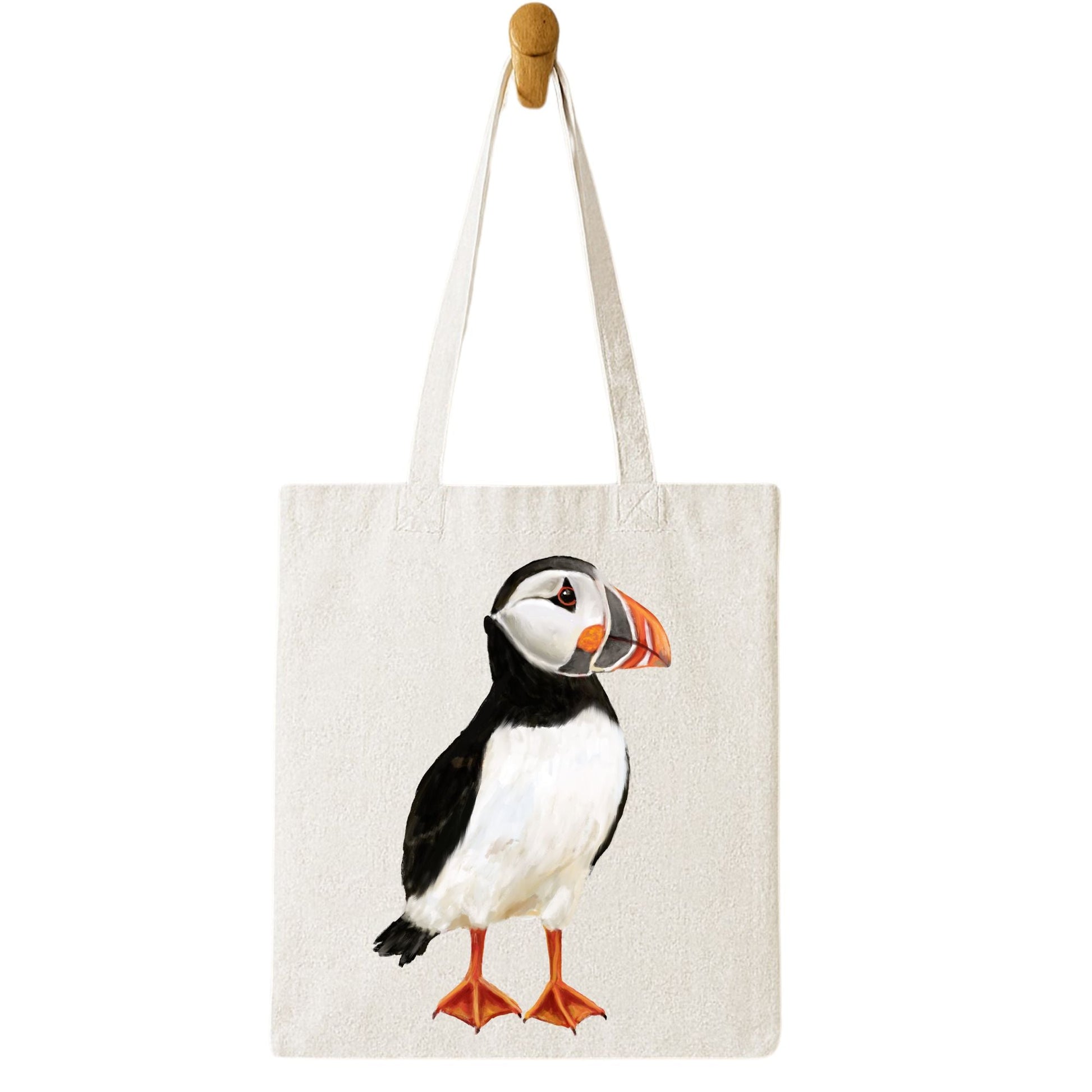 Atlantic Puffin Tote Bag - MerikaArt