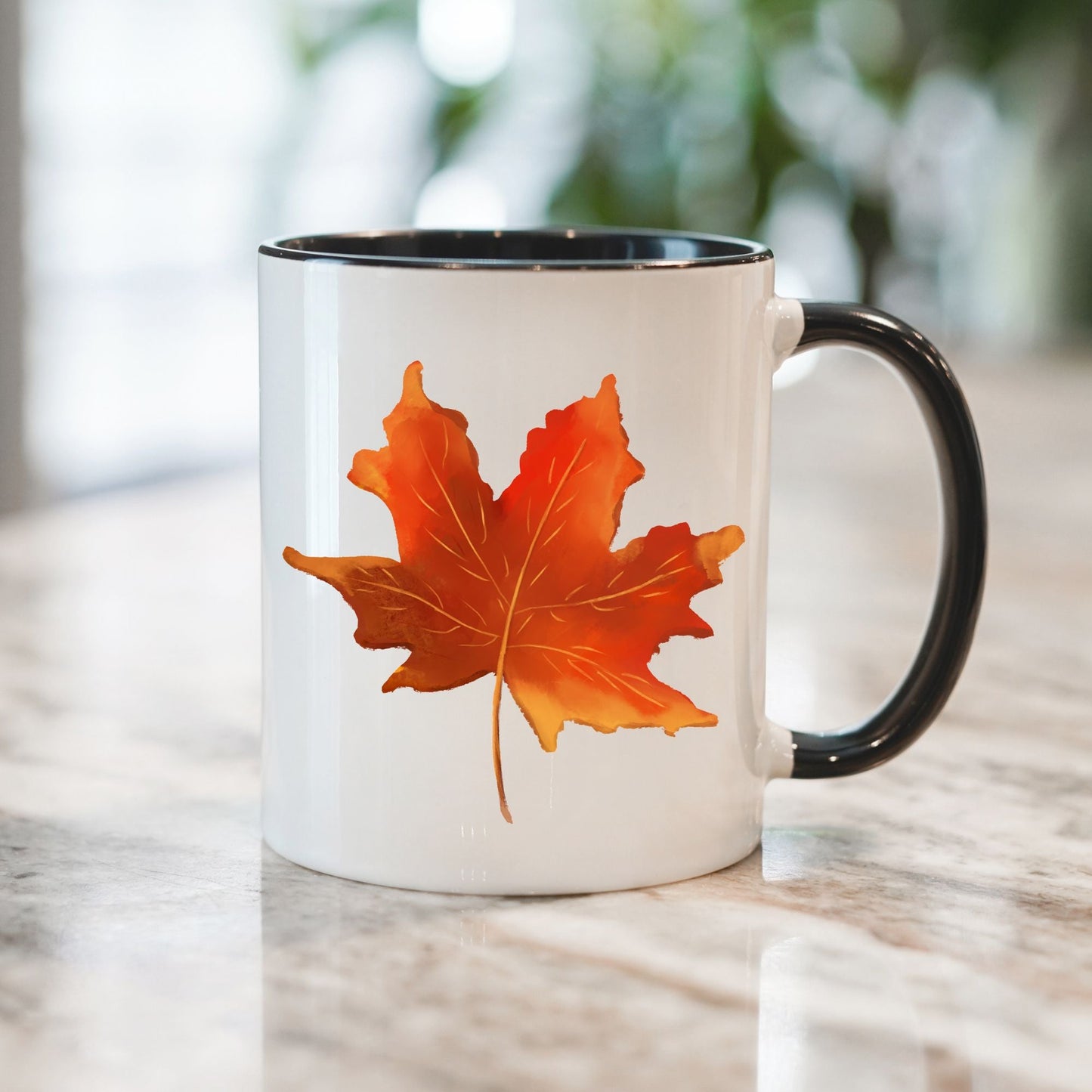 Autumn Maple Leaf Mug - MerikaArt