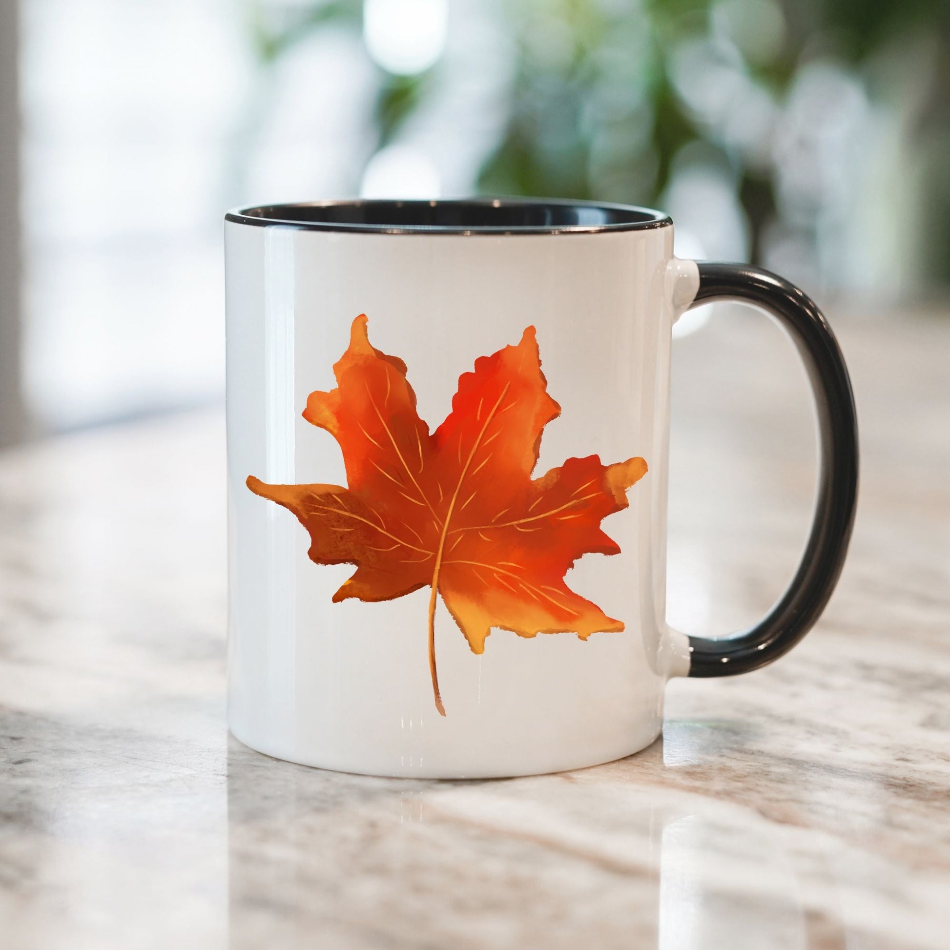 Autumn Maple Leaf Mug - MerikaArt