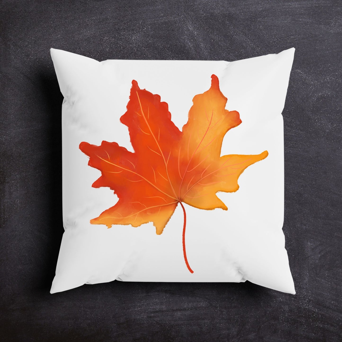 Autumn Maple Leaf Pillow - MerikaArt