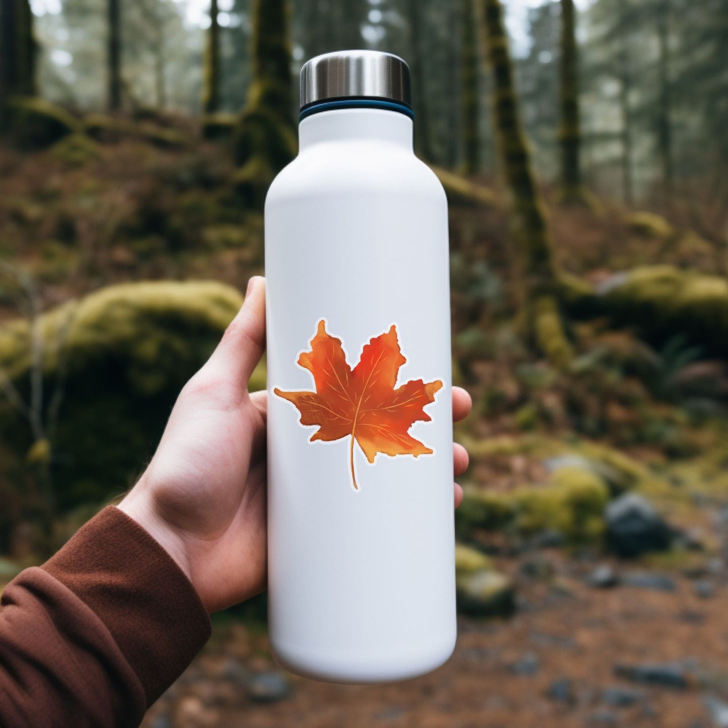 Autumn Maple Leaf Sticker - MerikaArt