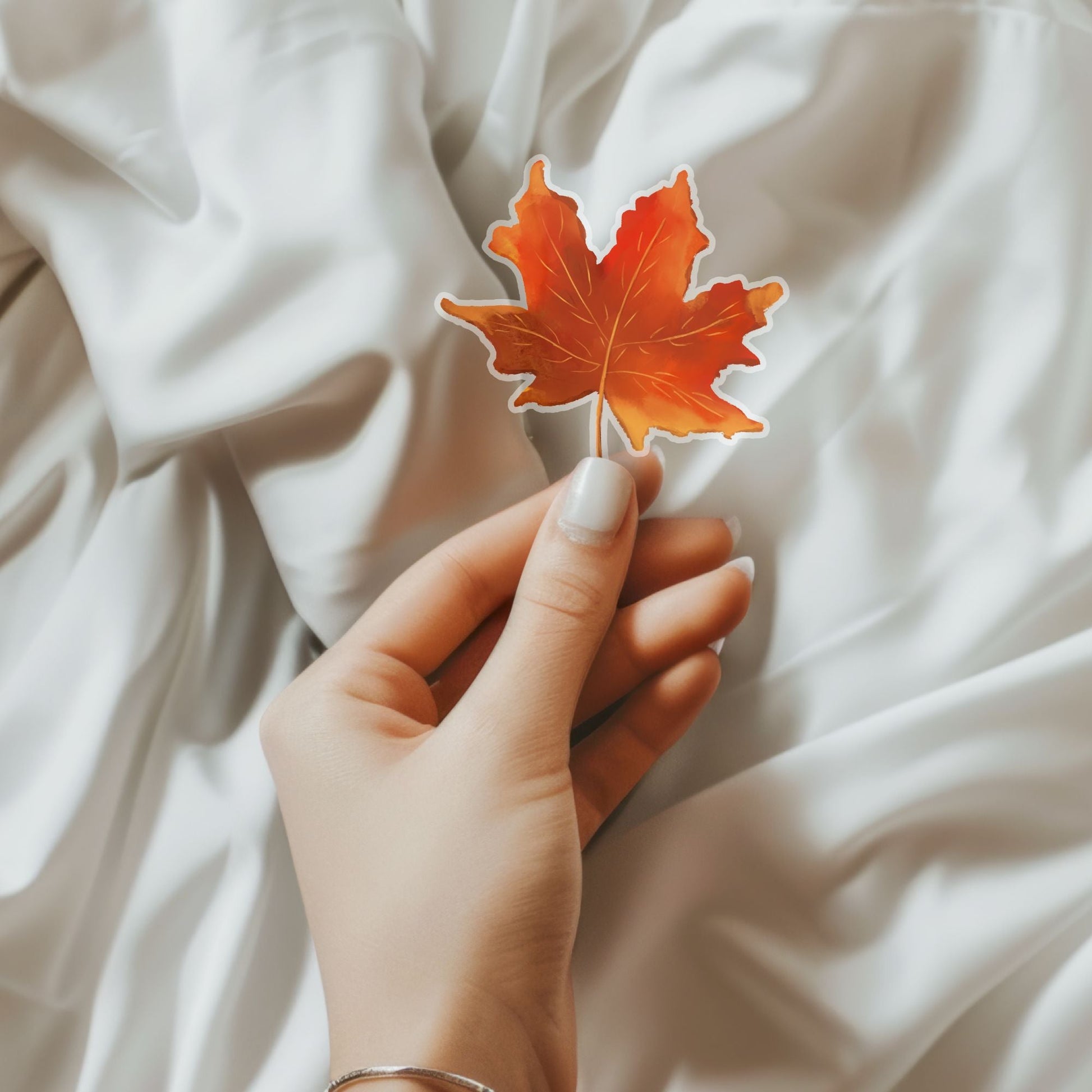 Autumn Maple Leaf Sticker - MerikaArt