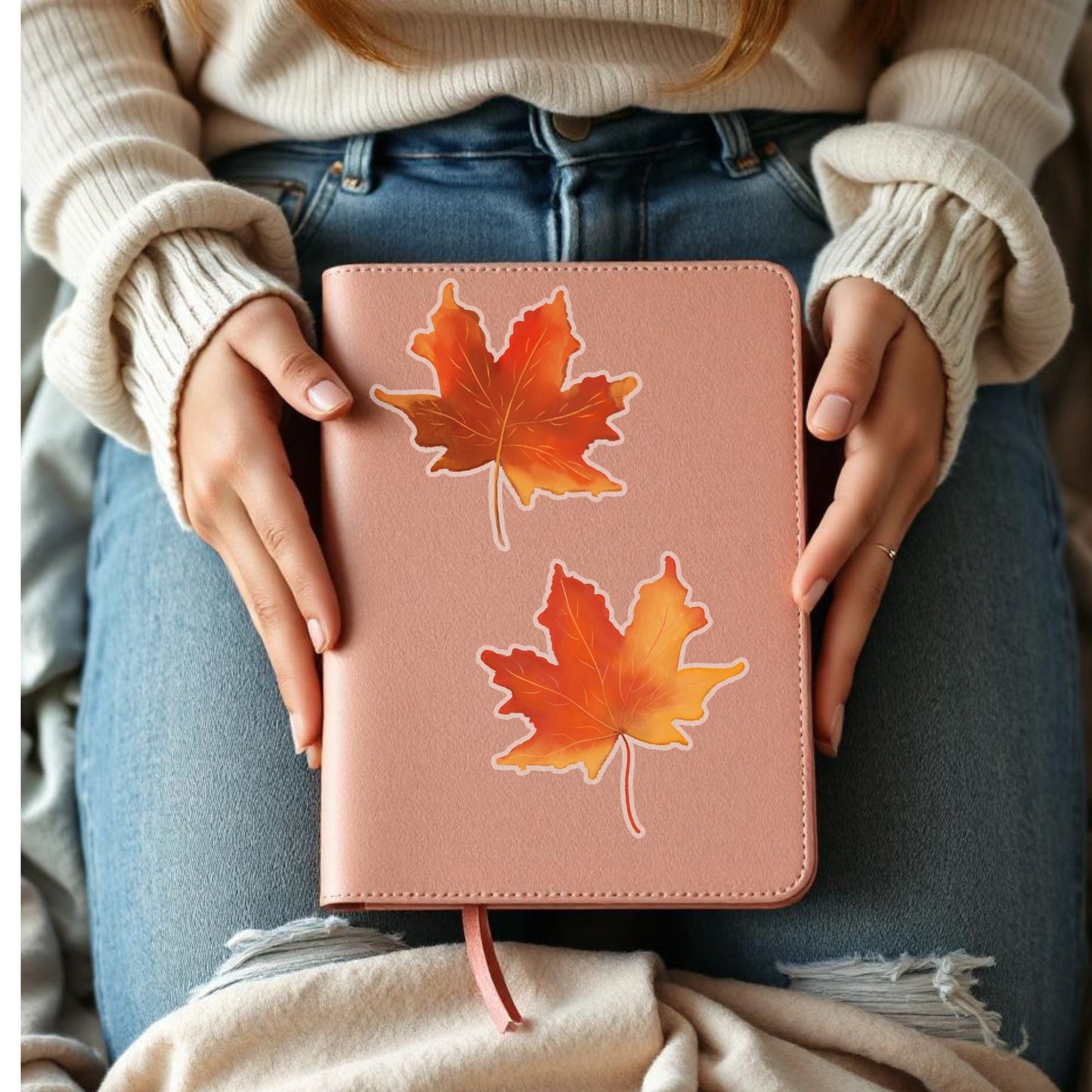 Autumn Maple Leaf Sticker - MerikaArt