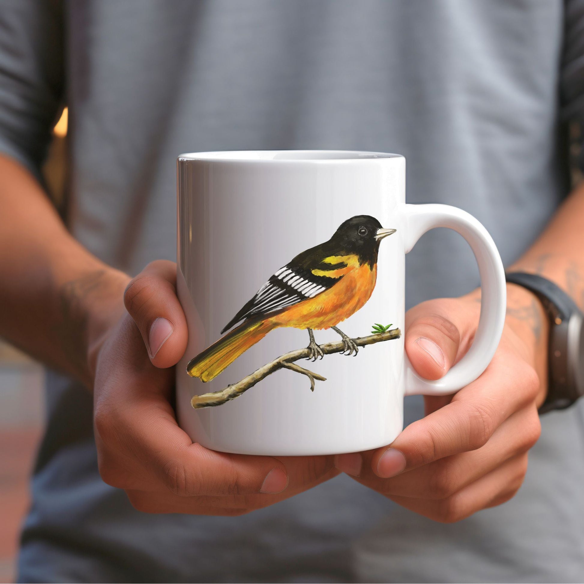 Baltimore Oriole Mug - MerikaArt