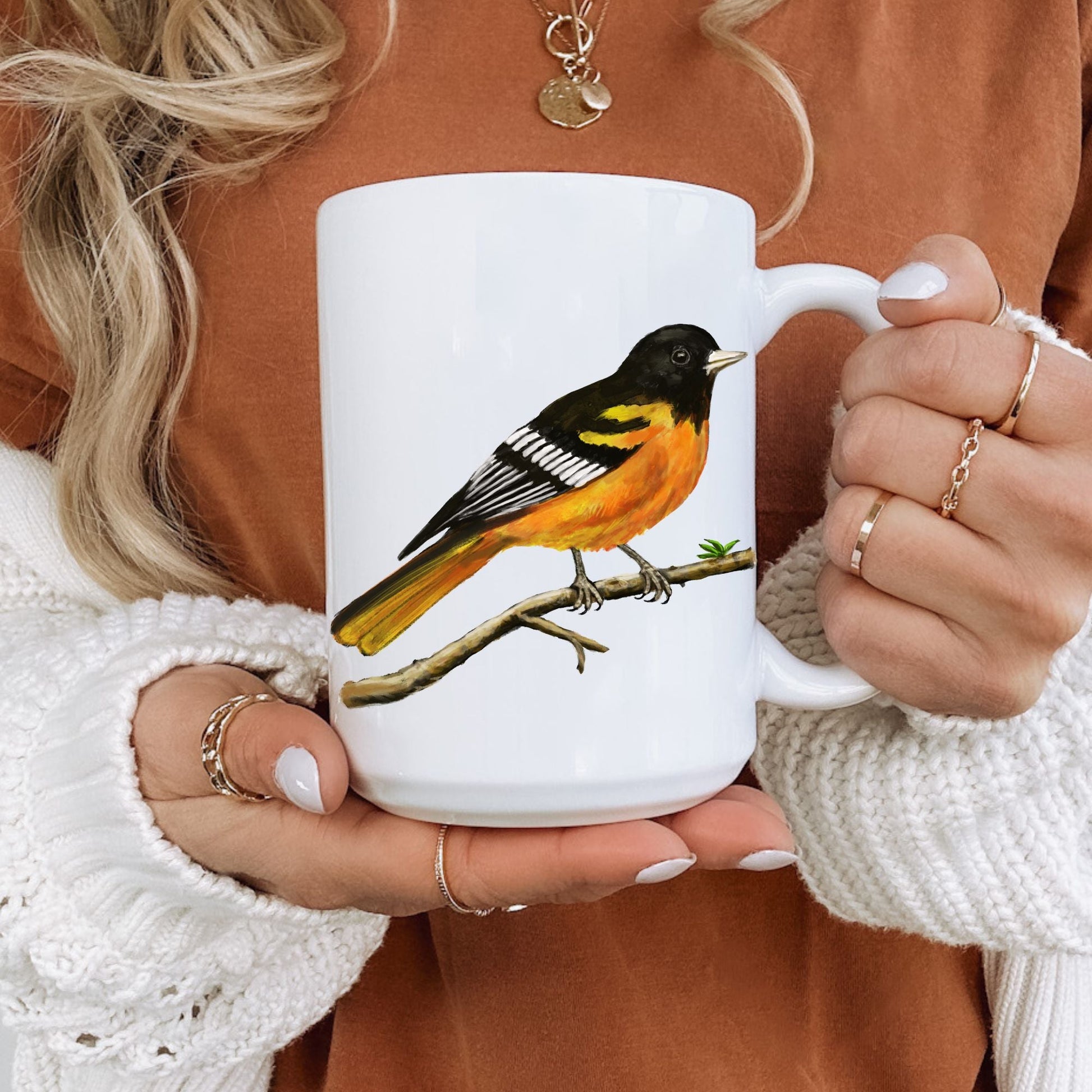 Baltimore Oriole Mug - MerikaArt
