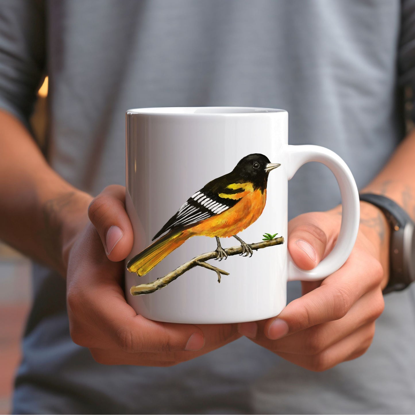 Baltimore Oriole Mug - MerikaArt
