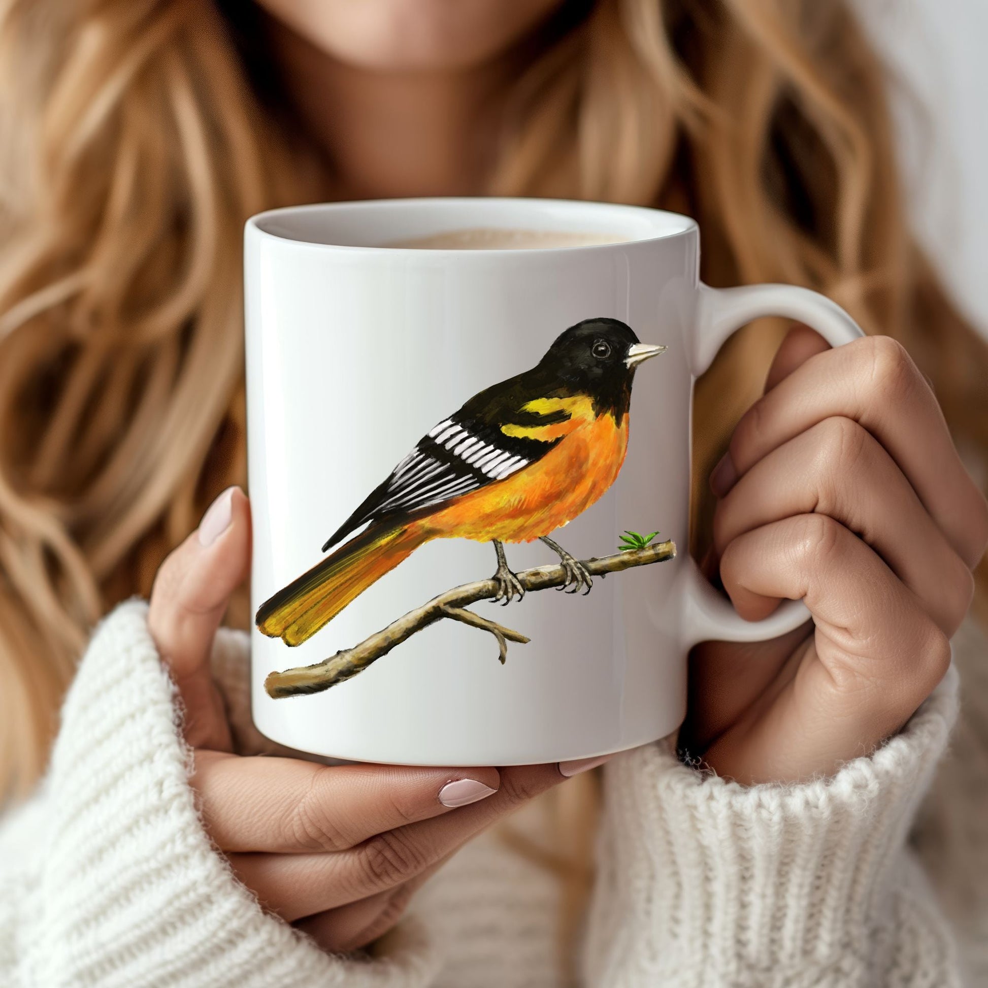 Baltimore Oriole Mug - MerikaArt