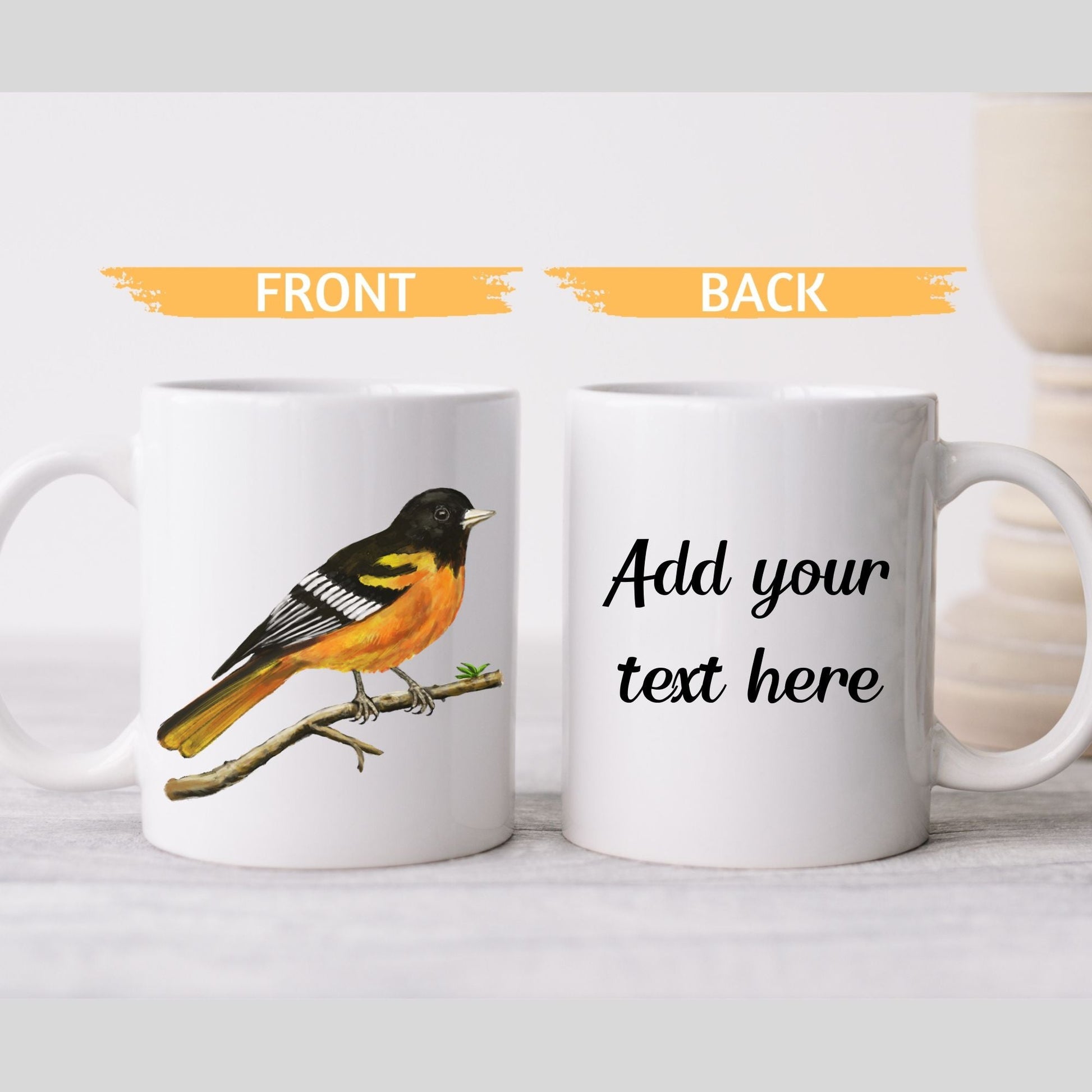 Baltimore Oriole Mug - MerikaArt