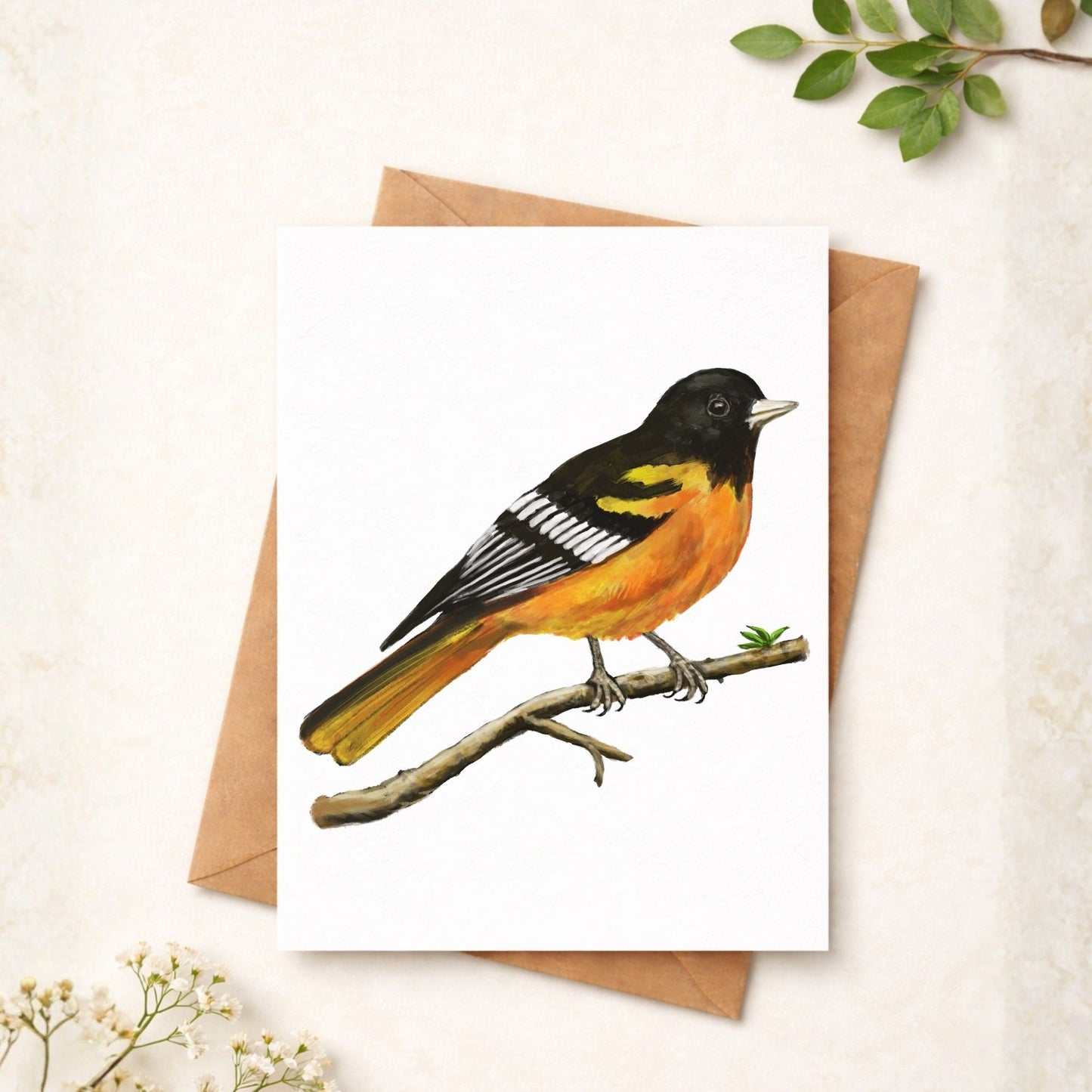 Baltimore Oriole Postcard - MerikaArt