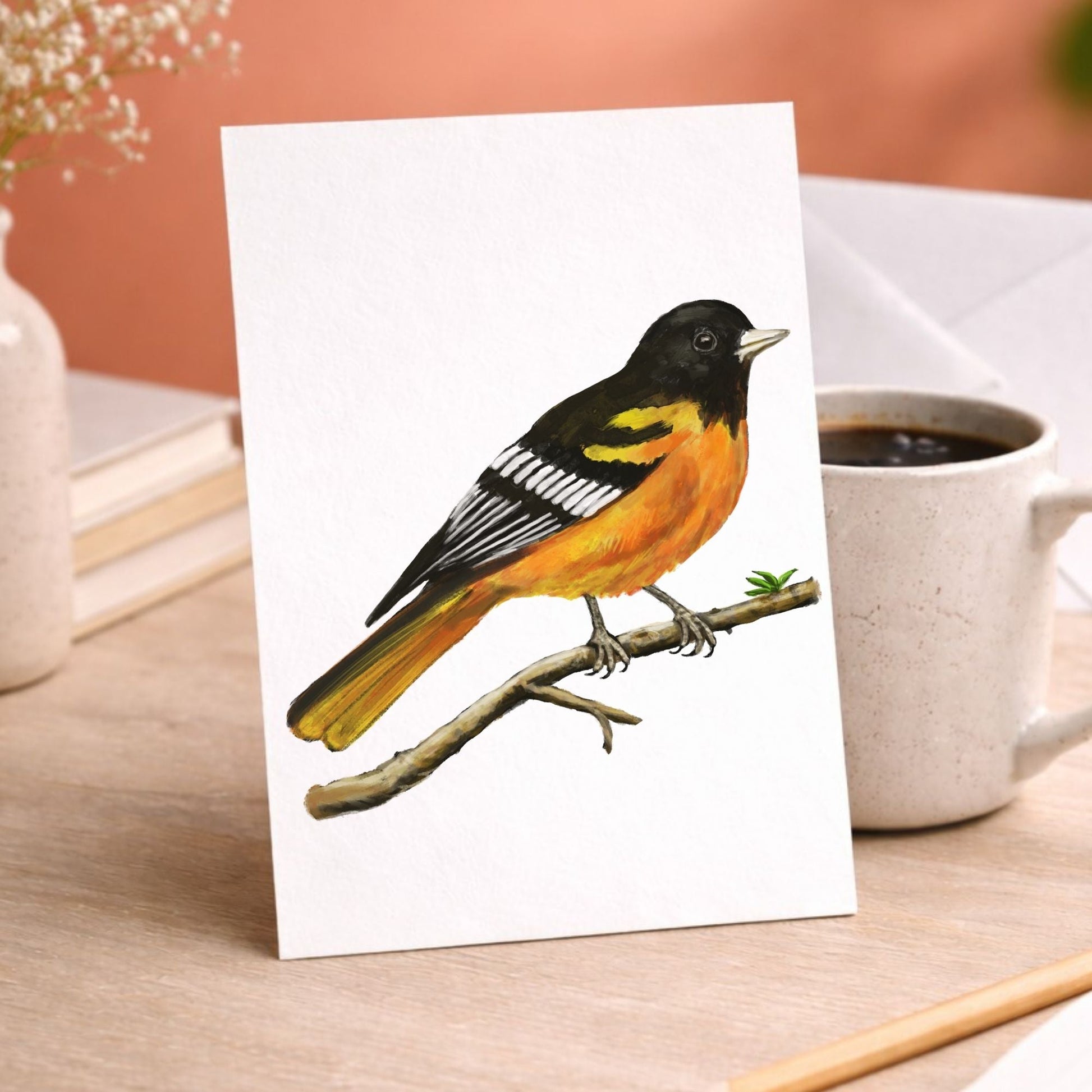 Baltimore Oriole Postcard - MerikaArt