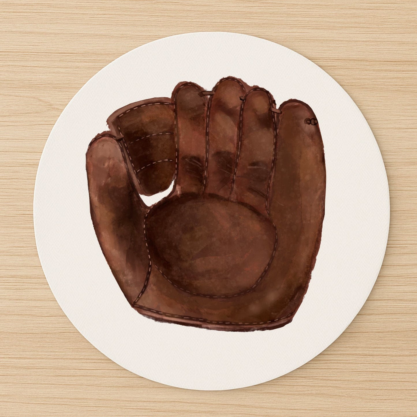 Baseball Glove Mousepad - MerikaArt