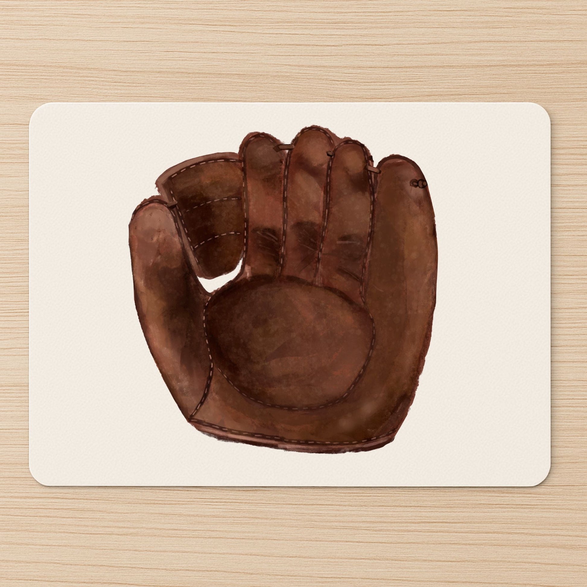 Baseball Glove Mousepad - MerikaArt
