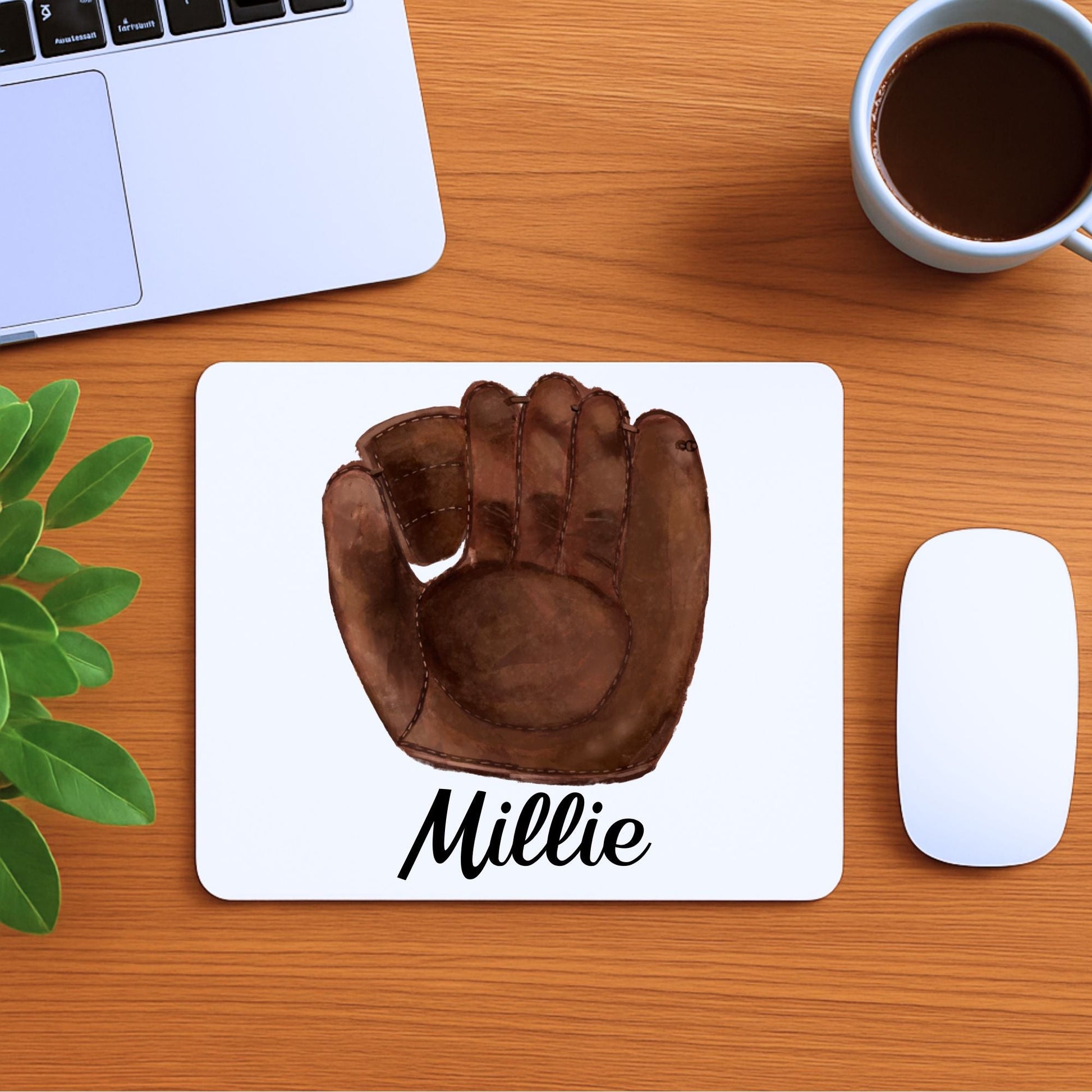 Baseball Glove Mousepad - MerikaArt