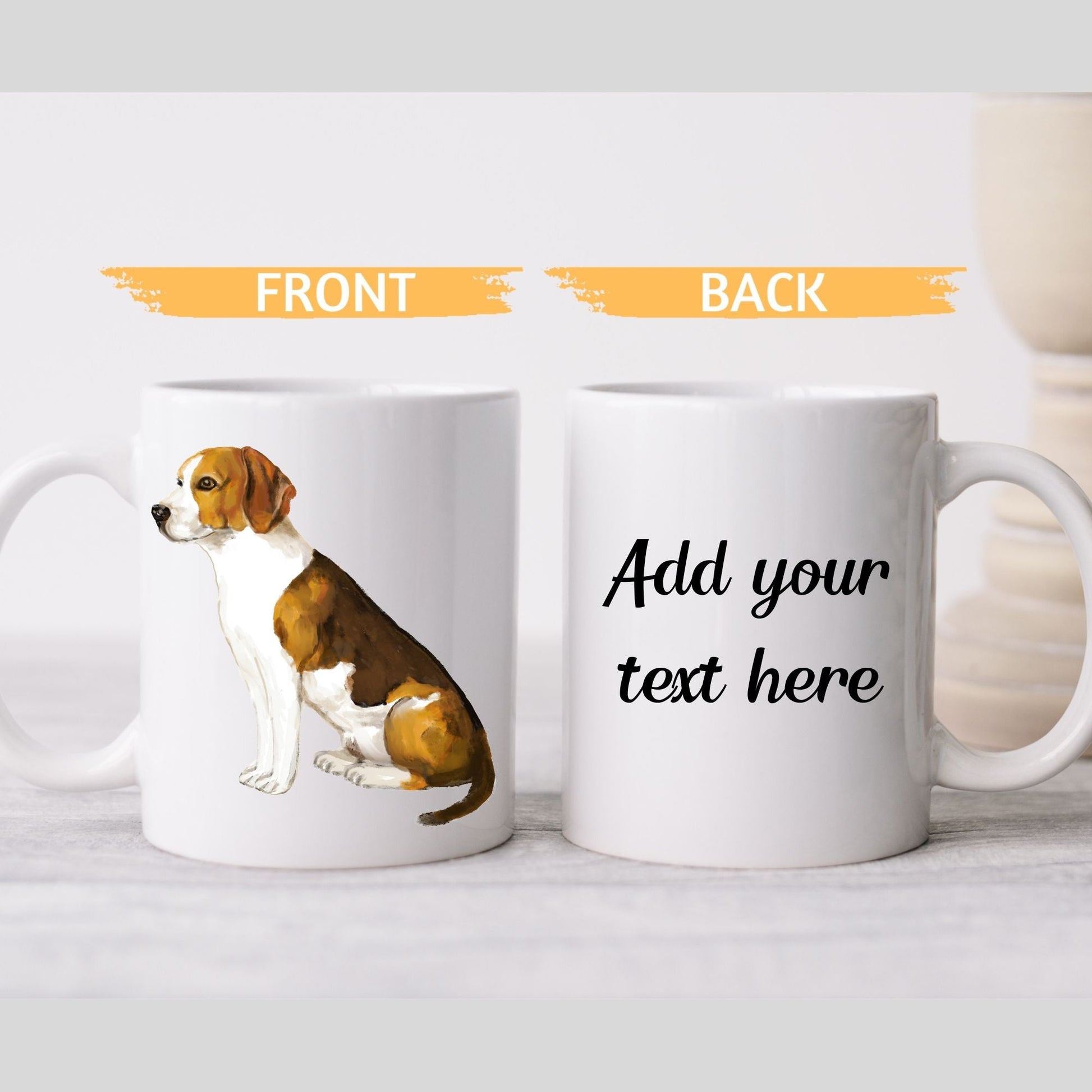 Beagle Dog Mug - MerikaArt