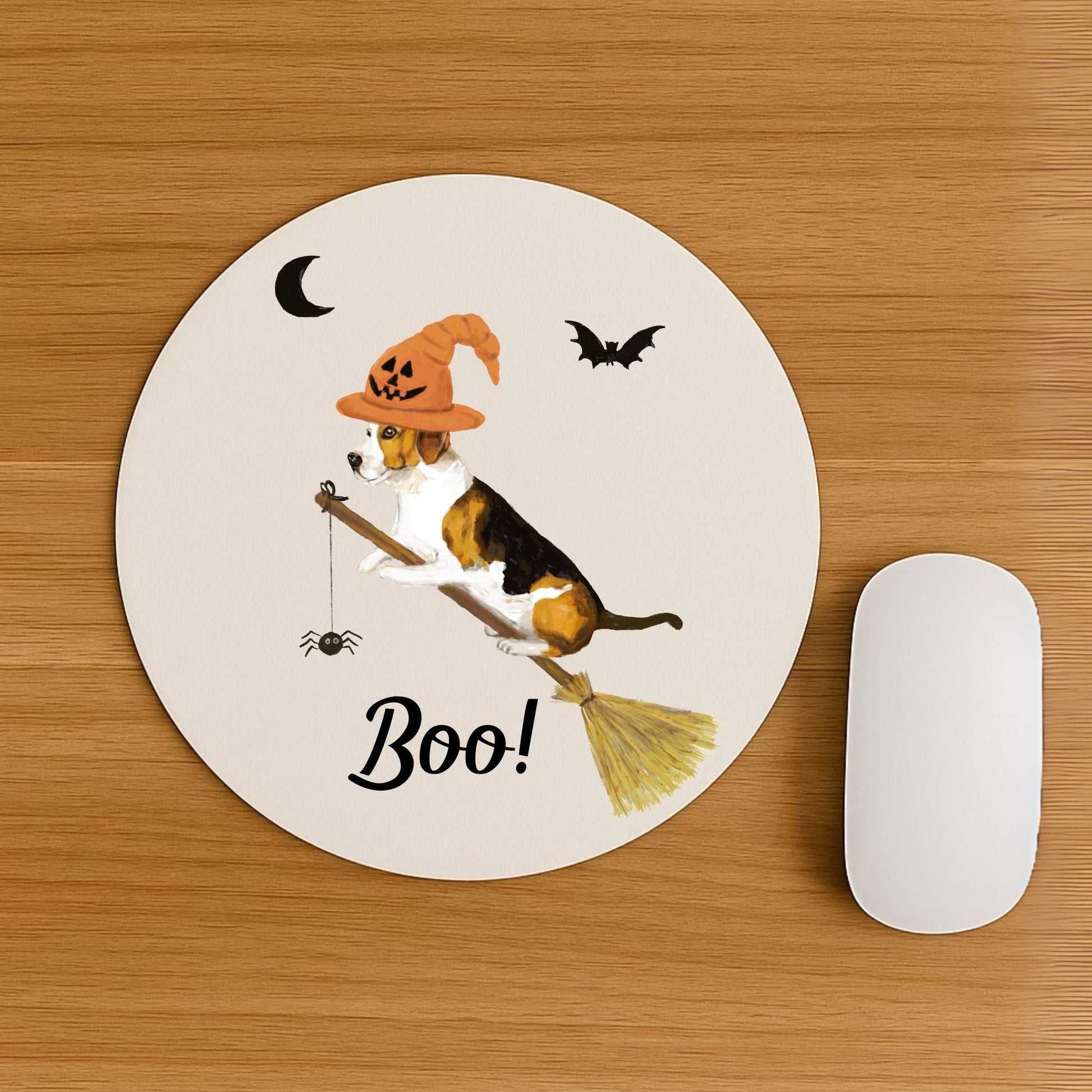 Beagle Halloween Mousepad - MerikaArt