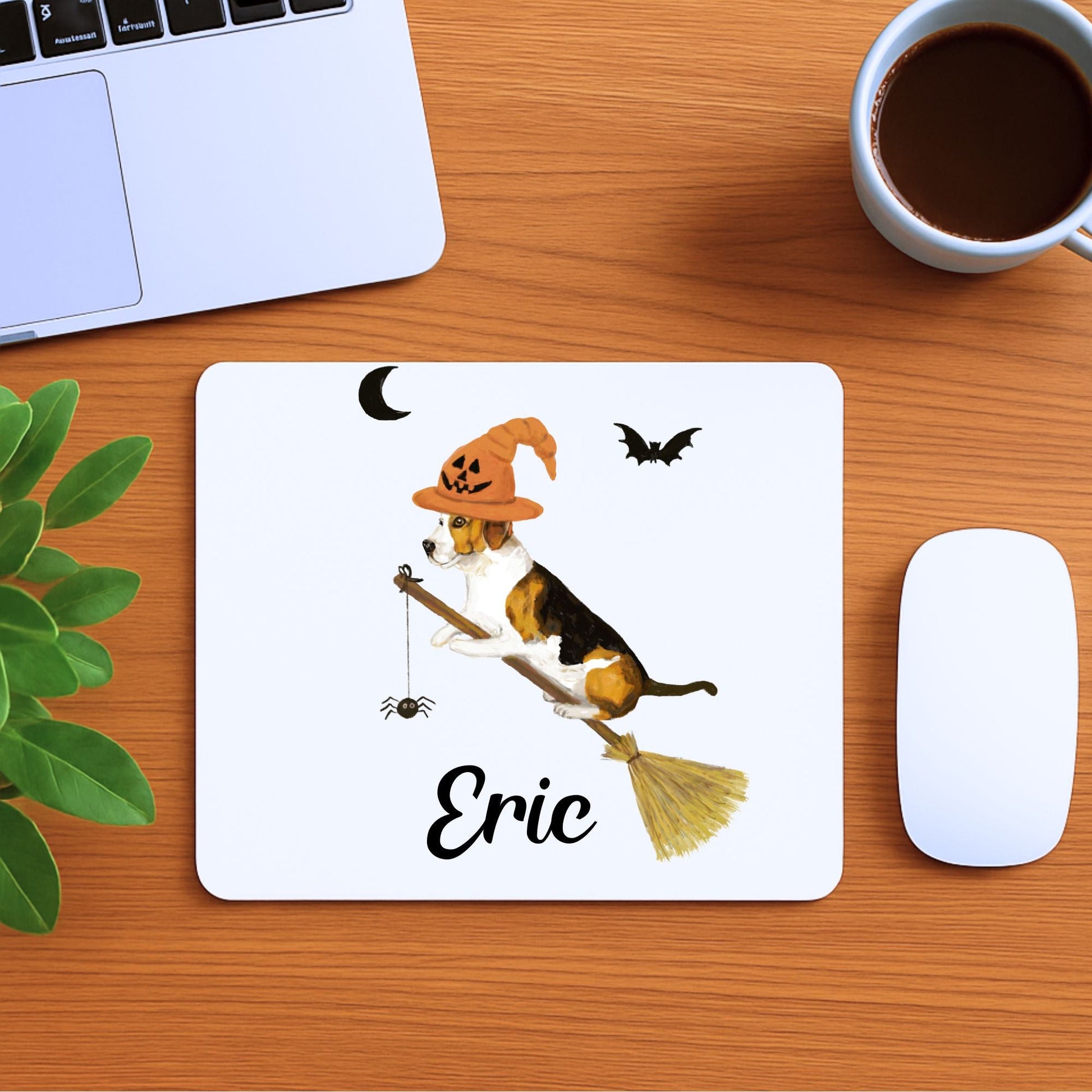 Beagle Halloween Mousepad - MerikaArt