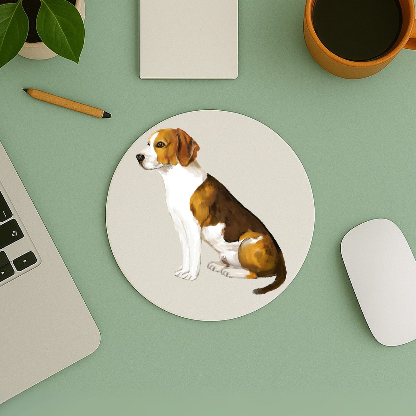 Beagle Mousepad - MerikaArt