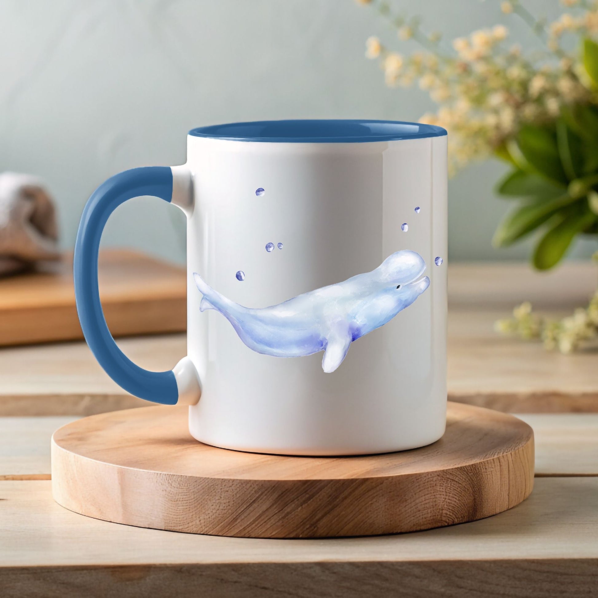 Beluga Whale Mug - MerikaArt