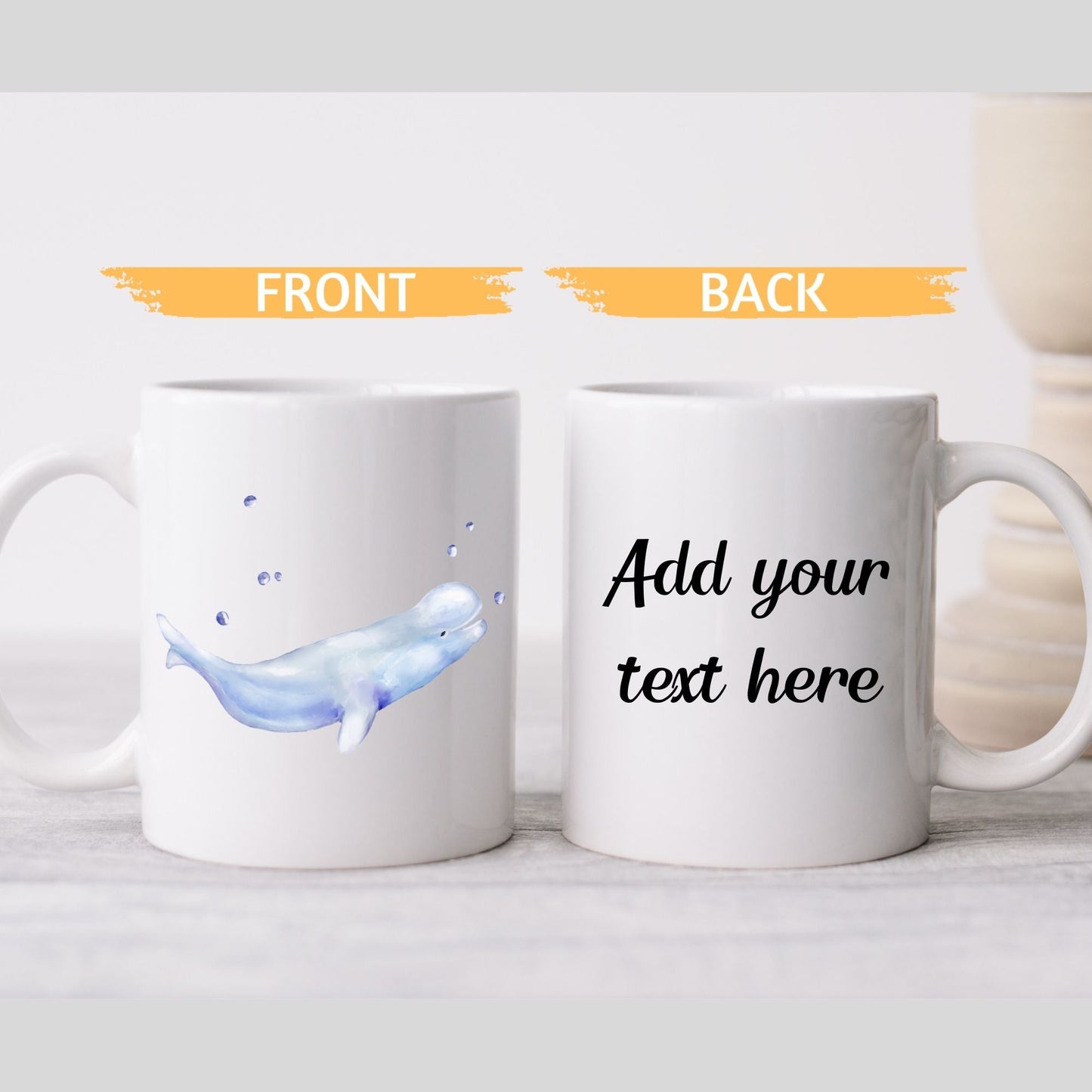 Beluga Whale Mug - MerikaArt