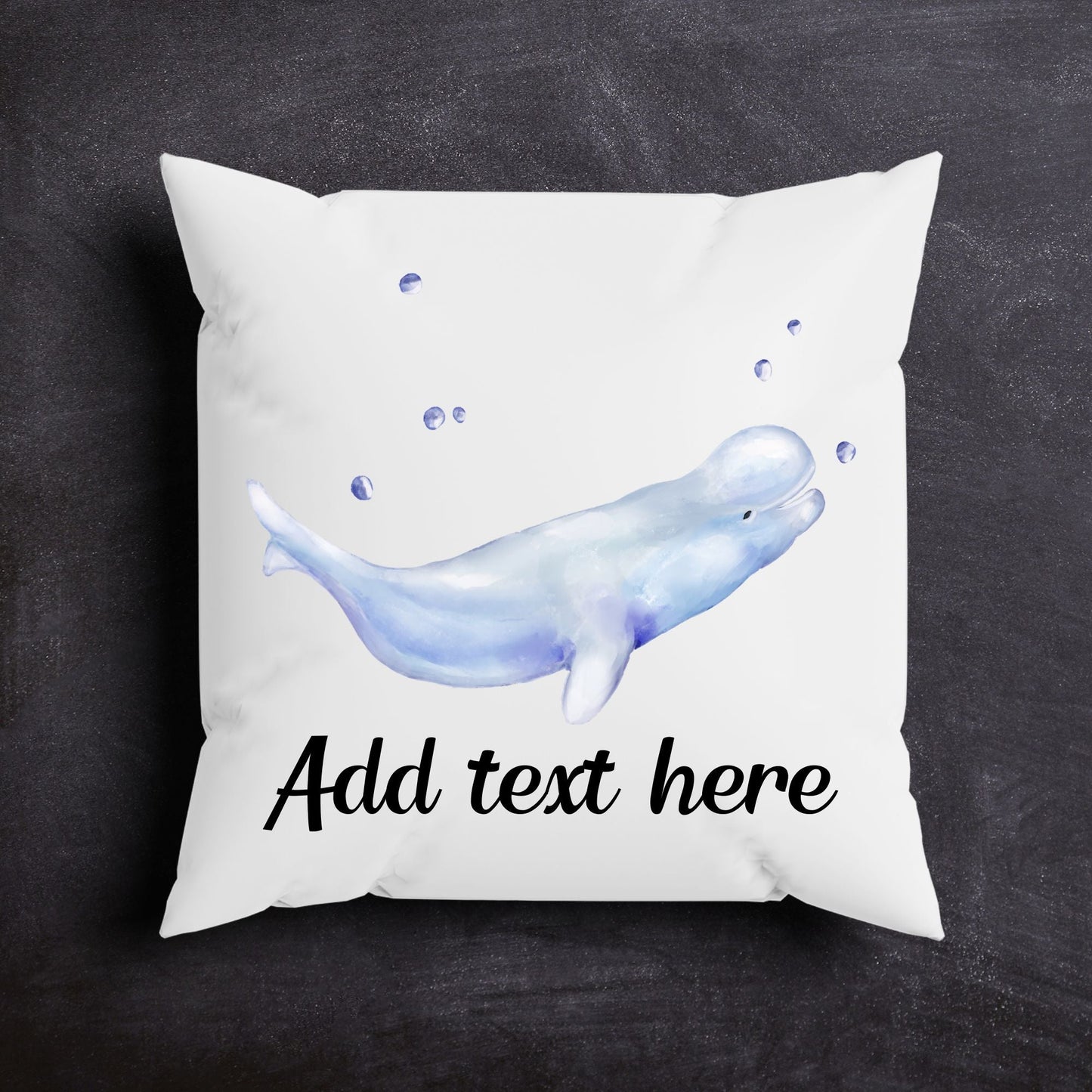 Beluga Whale Pillow - MerikaArt