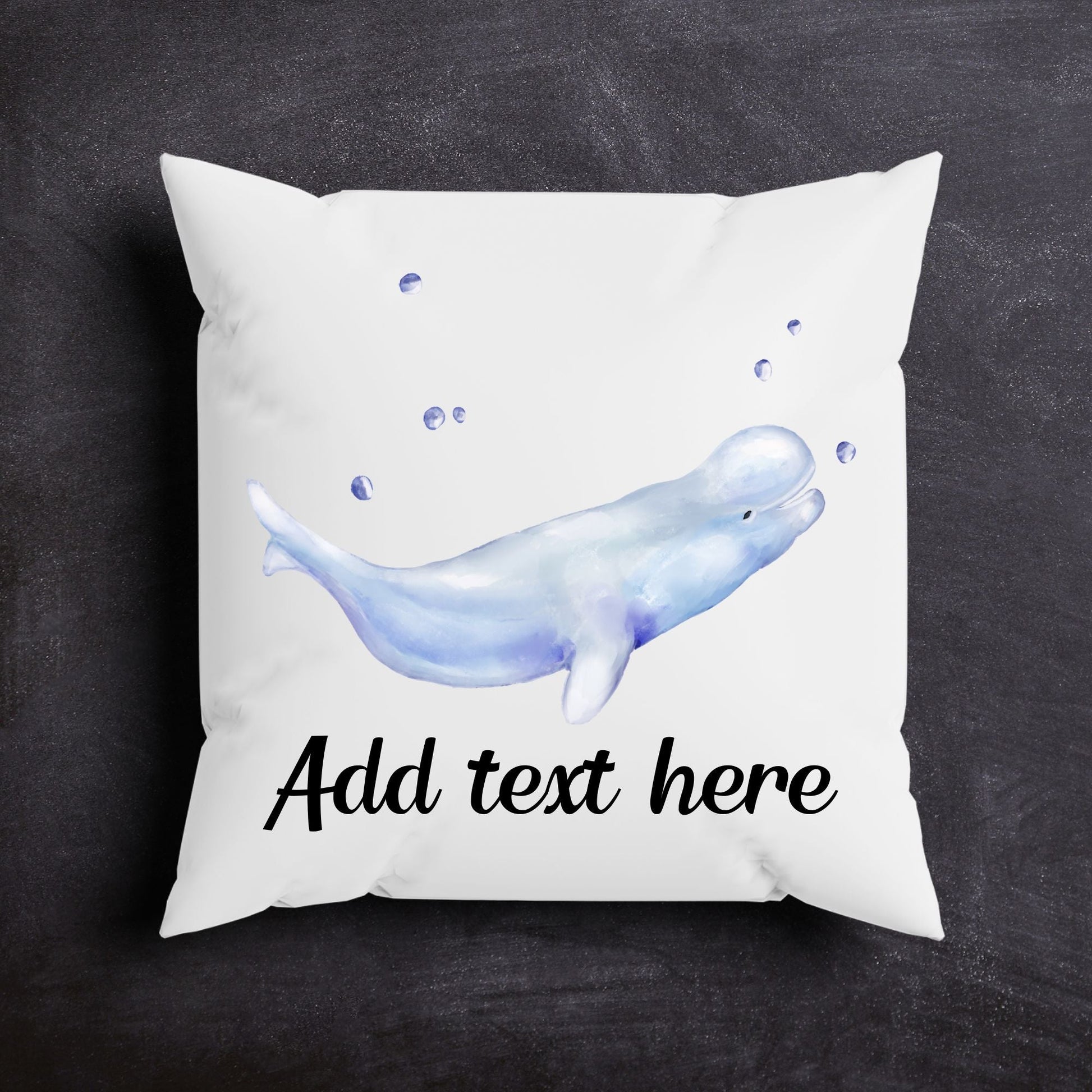 Beluga Whale Pillow - MerikaArt