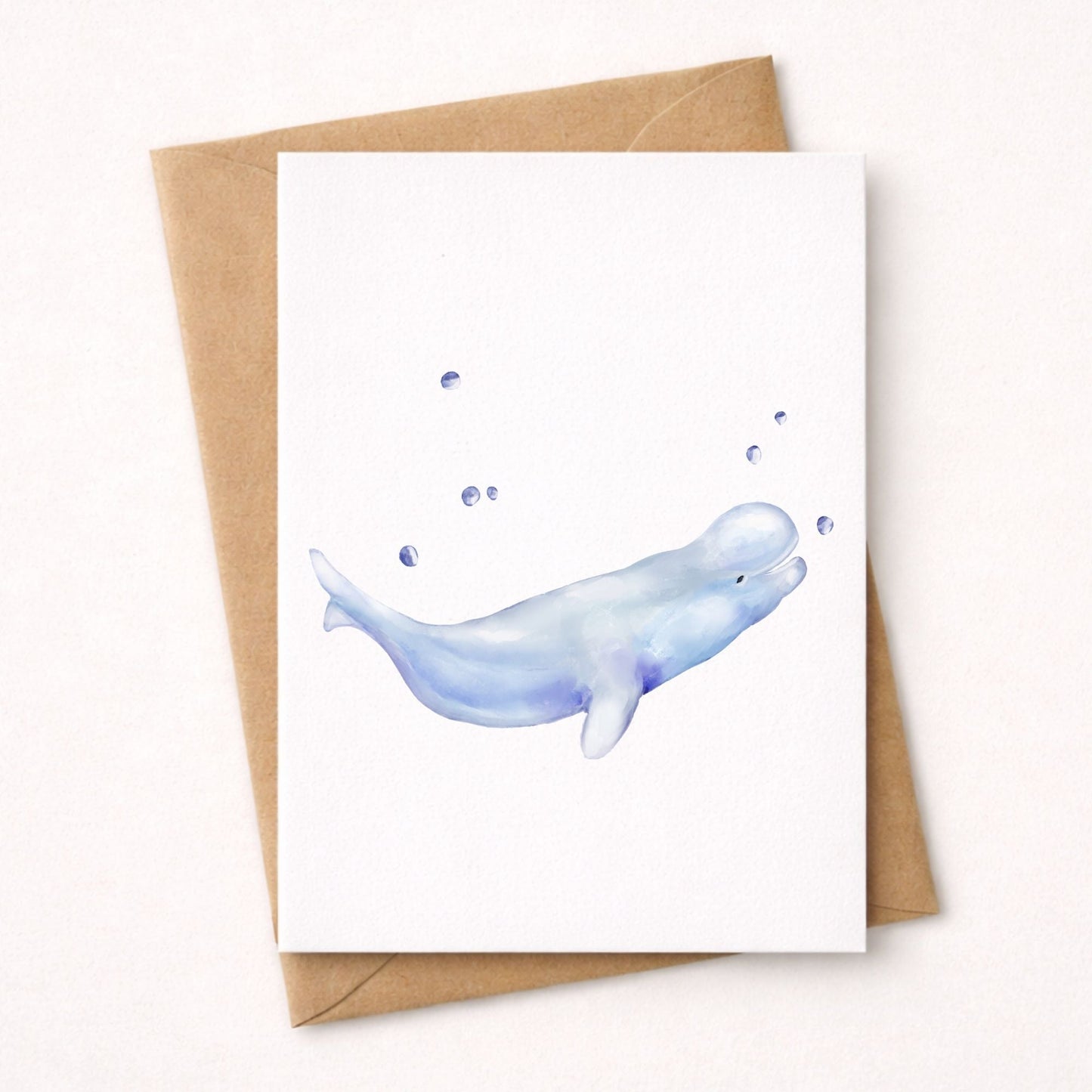 Beluga Whale Postcard - MerikaArt