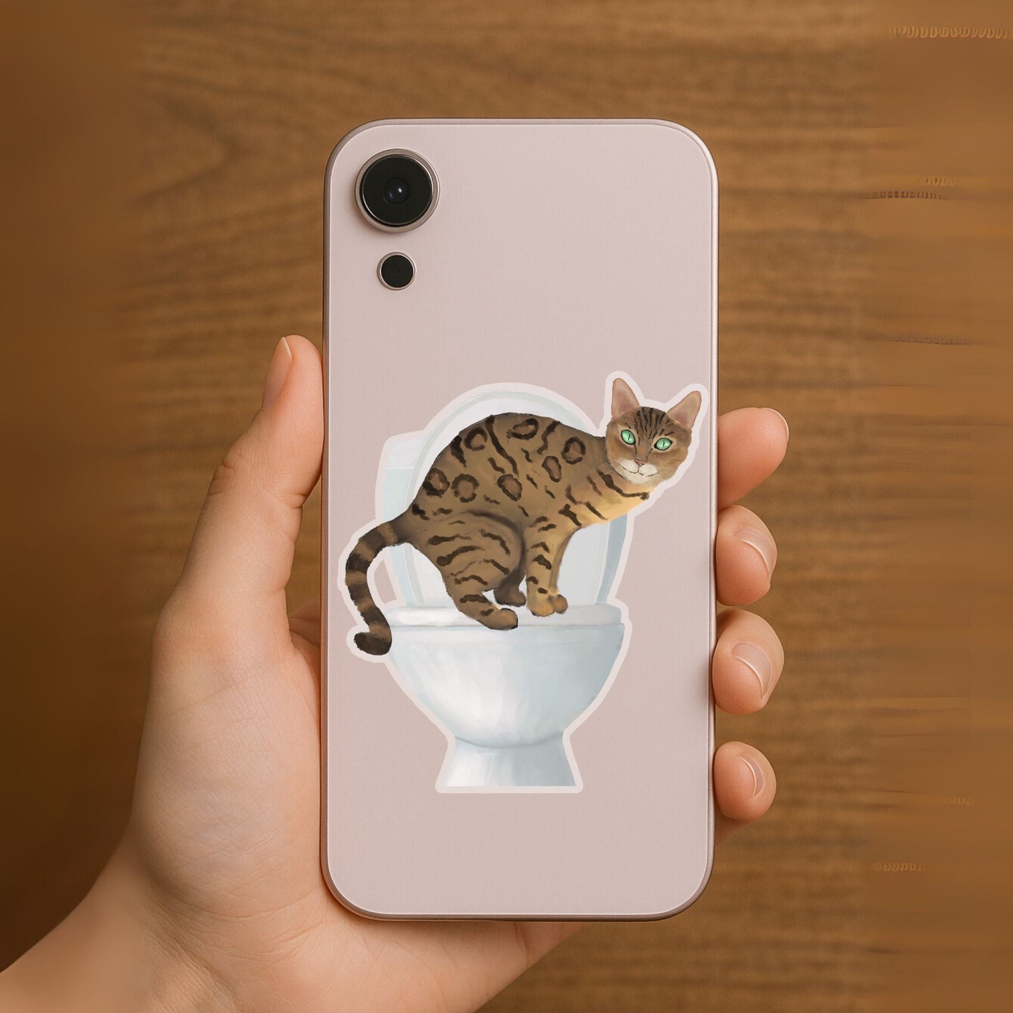 Bengal Cat Vinyl Sticker - MerikaArt