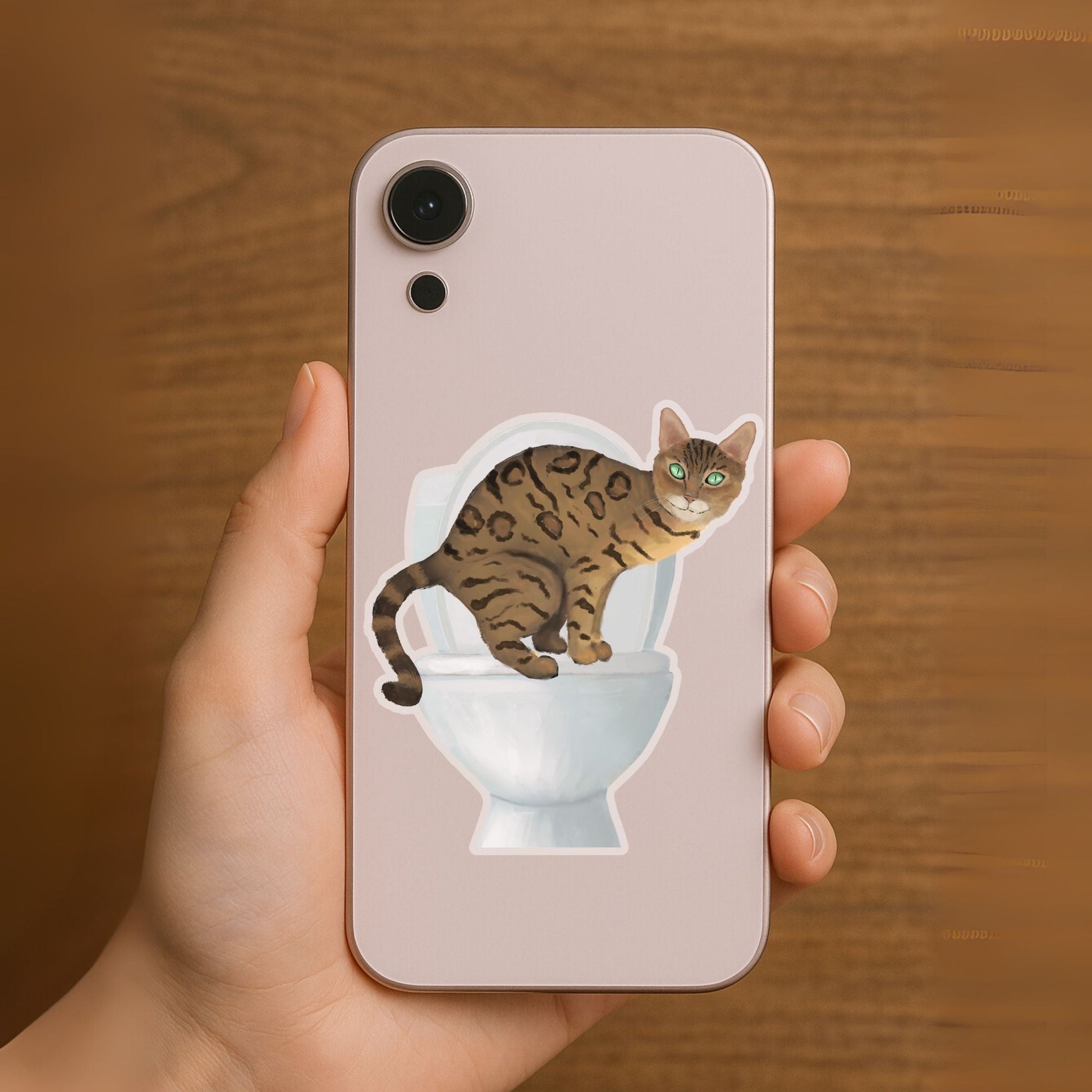 Bengal Cat Vinyl Sticker - MerikaArt