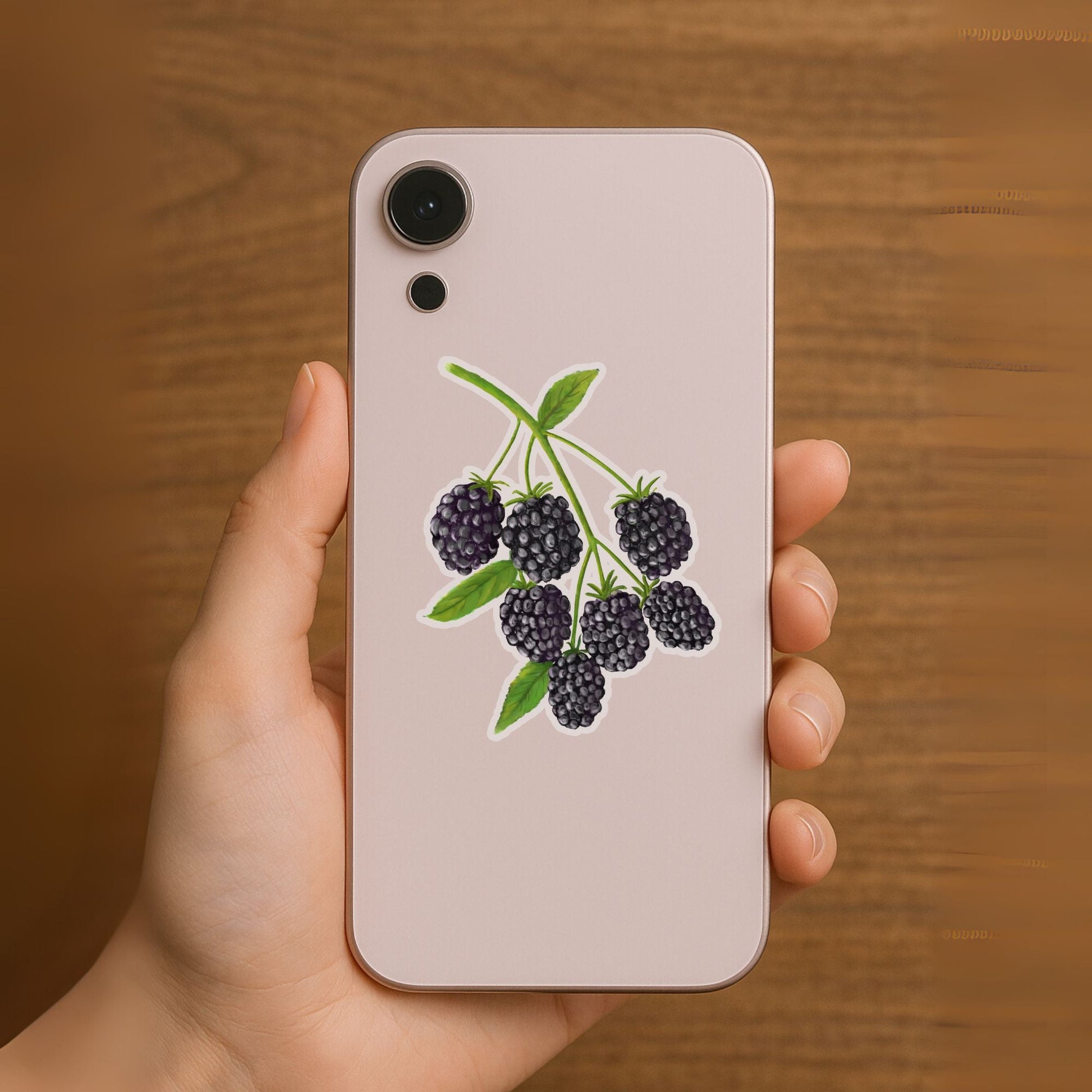 Blackberry Vinyl Sticker - MerikaArt