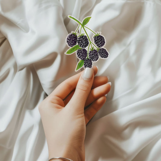 Blackberry Vinyl Sticker - MerikaArt