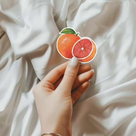 Blood Orange Vinyl Sticker - MerikaArt