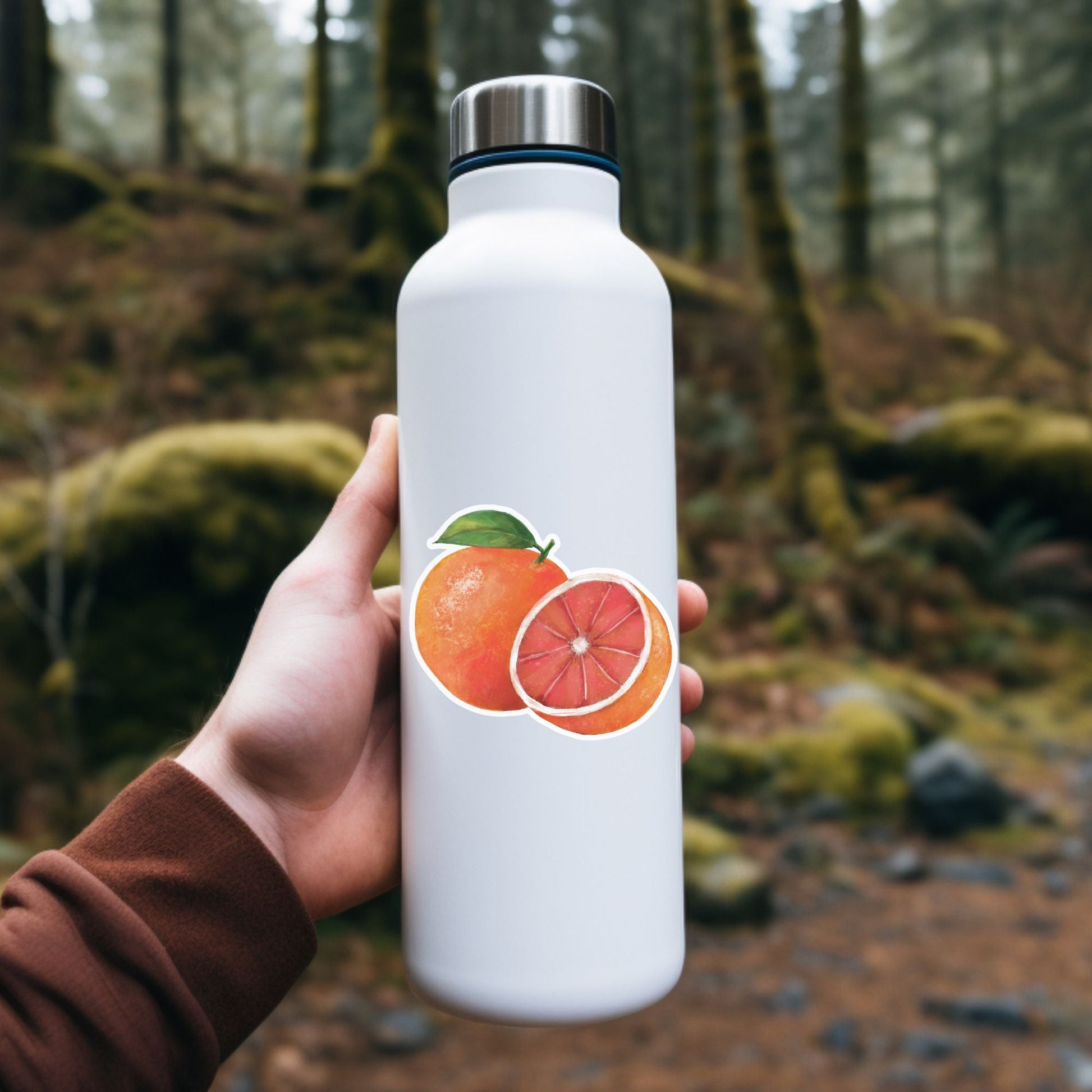 Blood Orange Vinyl Sticker - MerikaArt